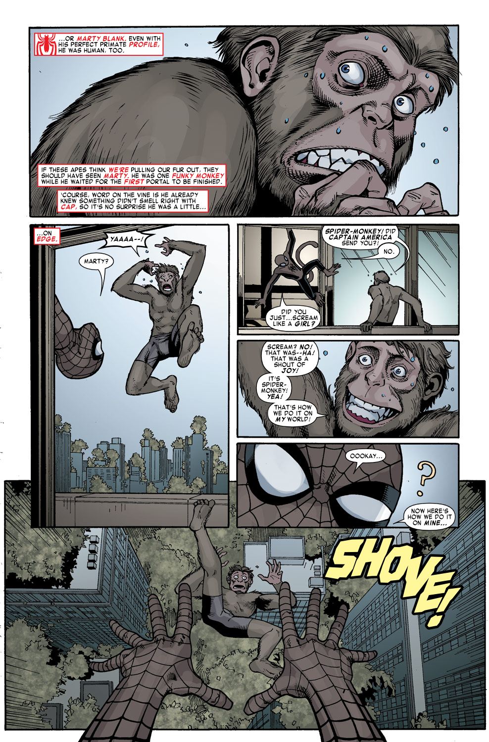 Read online Marvel Apes: Amazing Spider-Monkey Special comic -  Issue # Full - 14