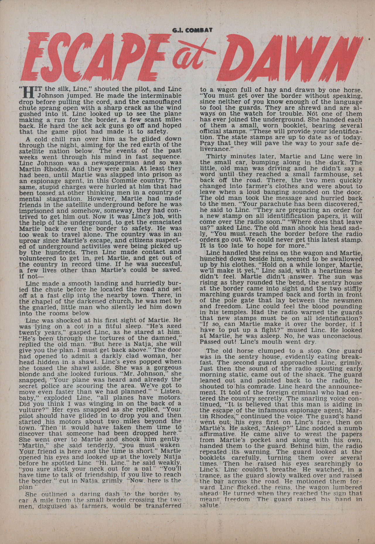 Read online G.I. Combat (1952) comic -  Issue #26 - 26