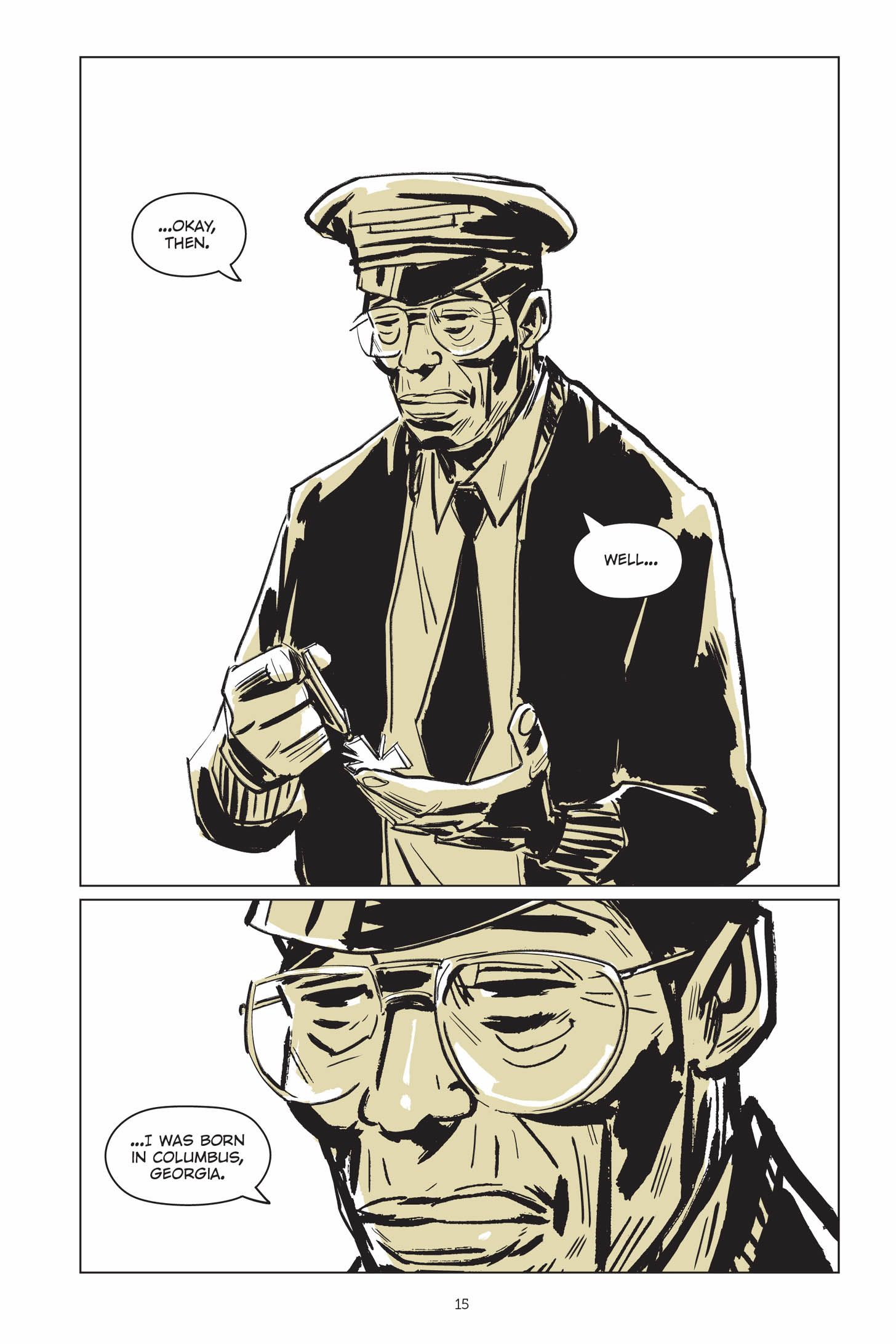 Read online Now Let Me Fly: A Portrait of Eugene Bullard comic -  Issue # TPB (Part 1) - 22