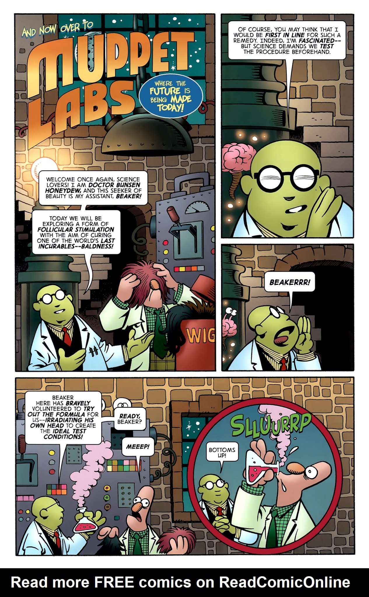 Read online The Muppet Show: The Comic Book comic -  Issue #10 - 11