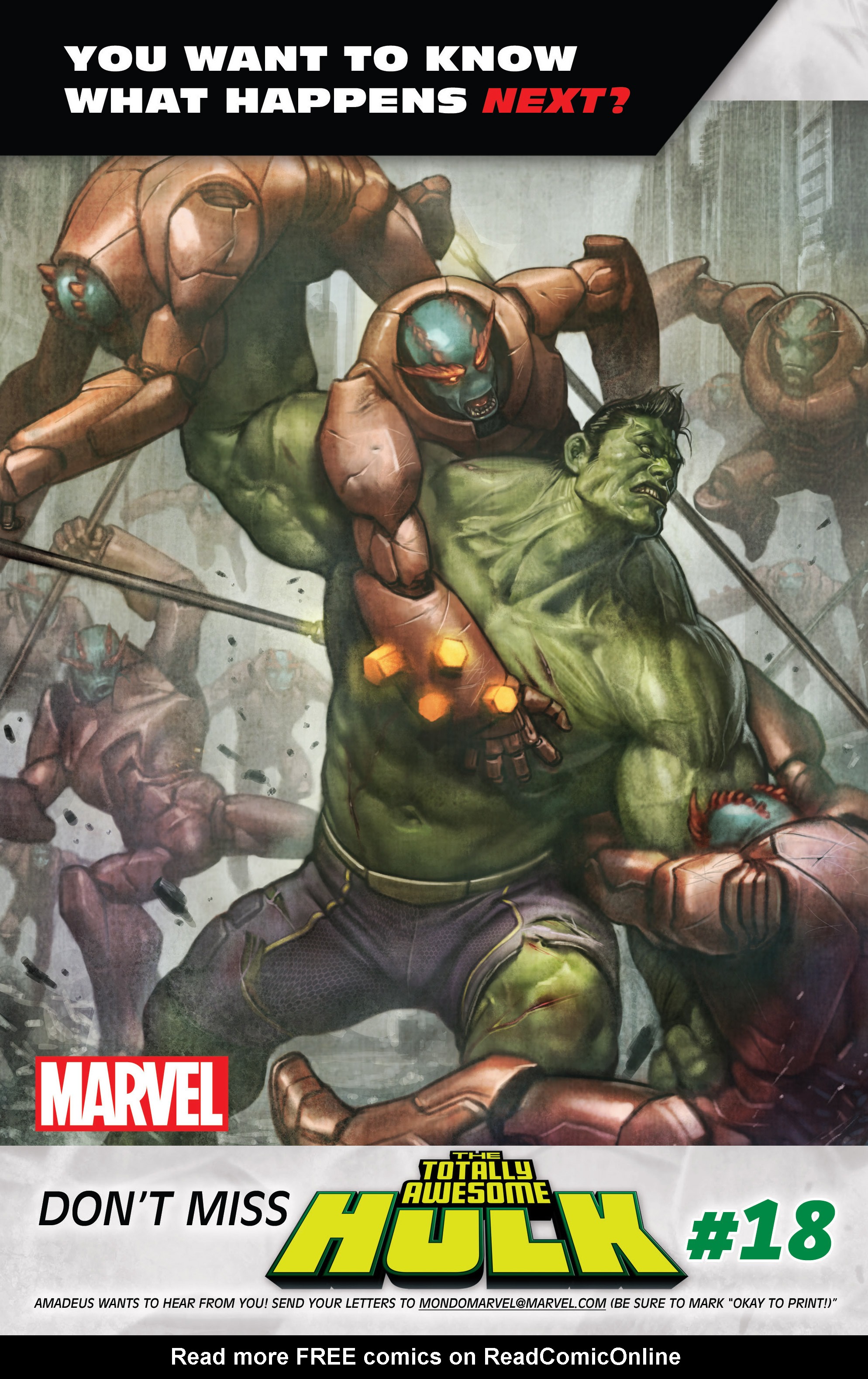 Read online Totally Awesome Hulk comic -  Issue #17 - 23