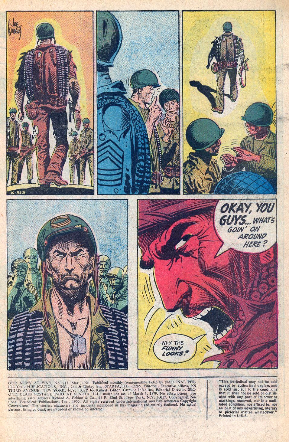 Read online Our Army at War (1952) comic -  Issue #217 - 3