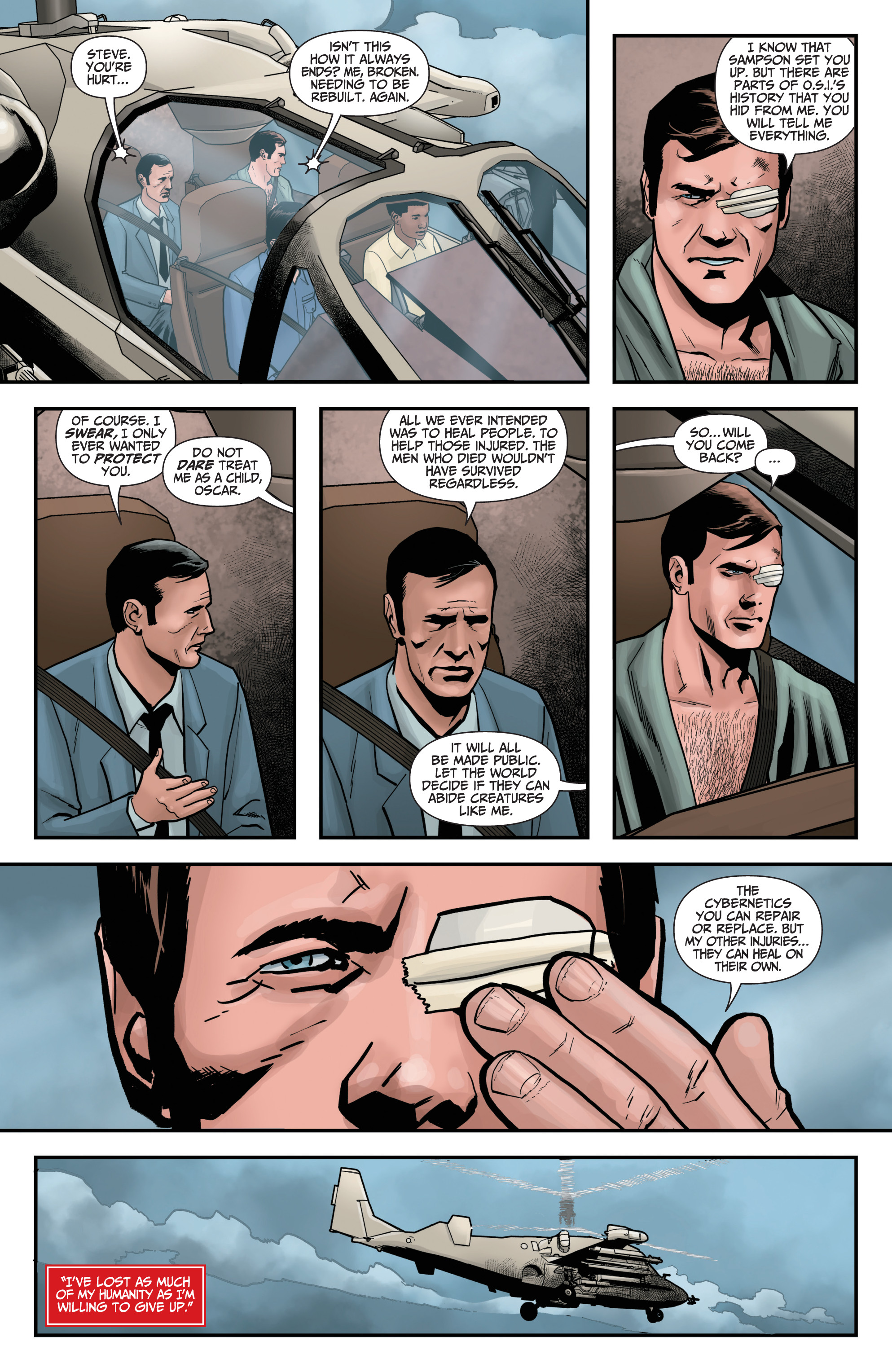 Read online The Six Million Dollar Man: Fall of Man comic -  Issue #5 - 22