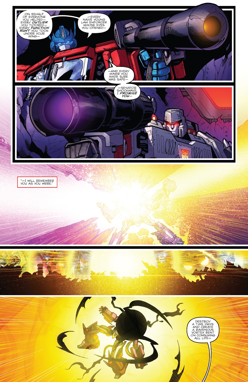 The Transformers: Dark Cybertron Finale issue Full - Page 142