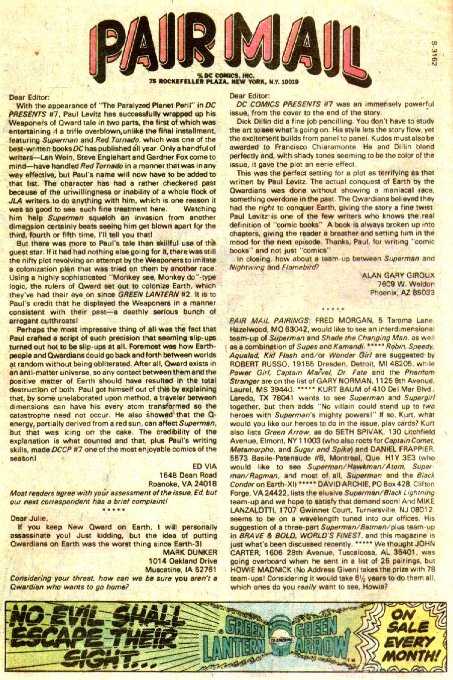 Read online DC Comics Presents comic -  Issue #12 - 19