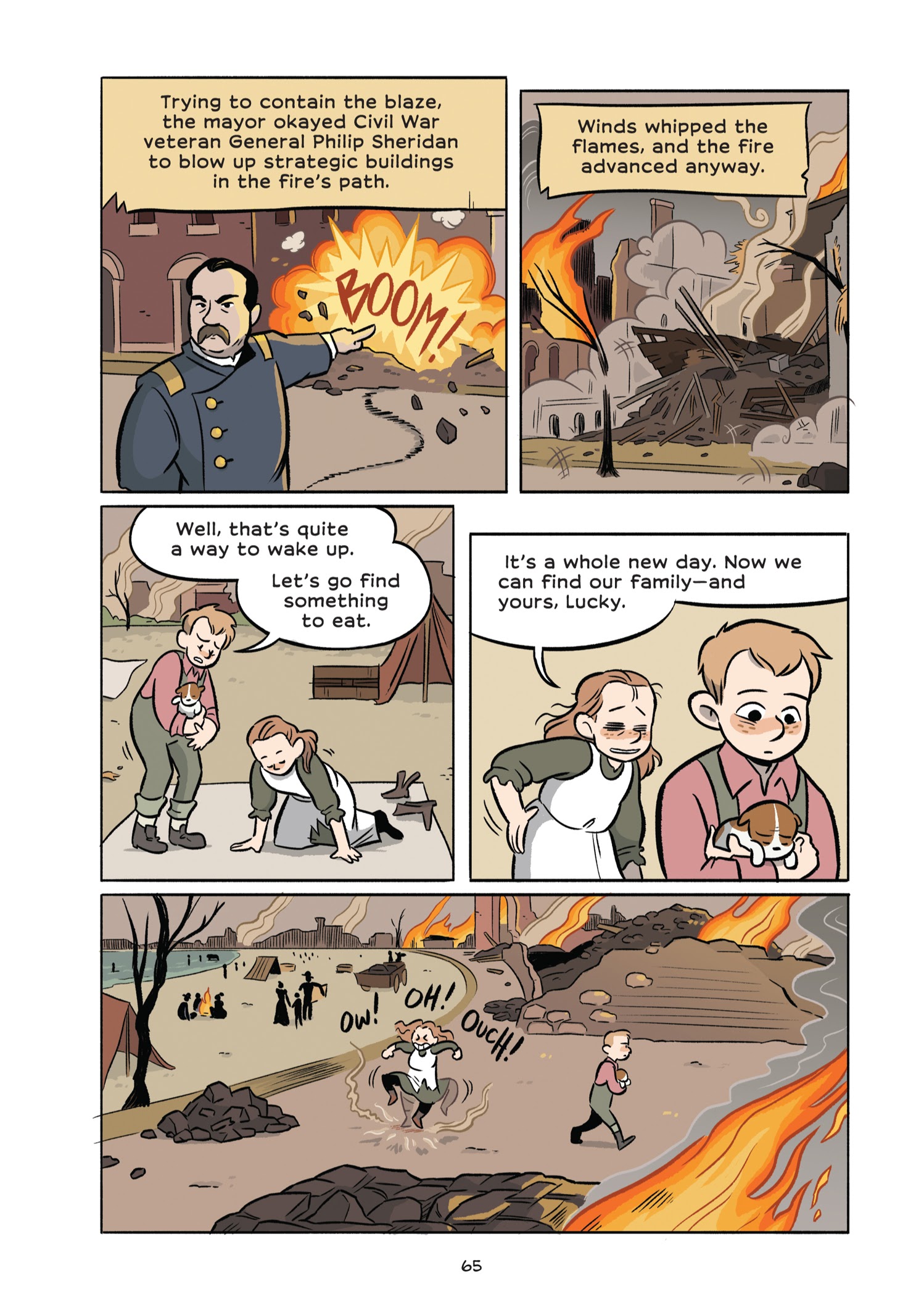 Read online History Comics comic -  Issue # The Great Chicago Fire: Rising From the Ashes - 74
