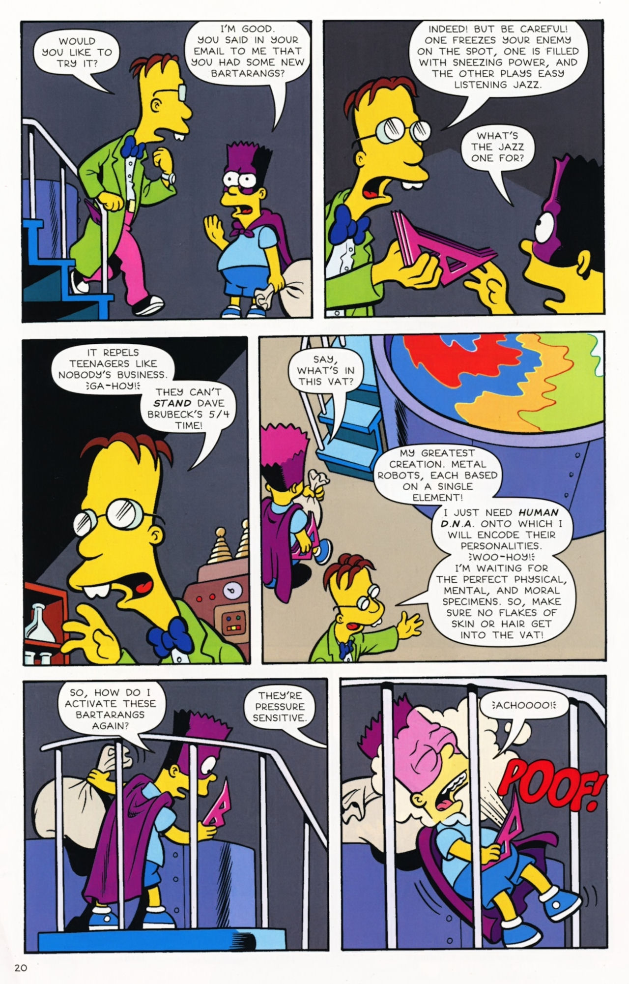 Read online Bongo Comics Presents Simpsons Super Spectacular comic -  Issue #12 - 22