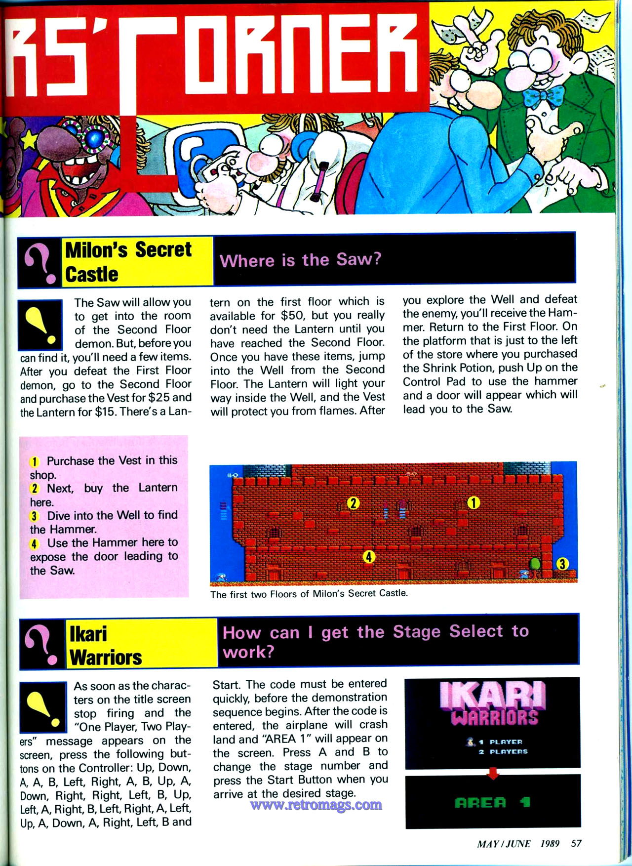 Read online Nintendo Power comic -  Issue #6 - 60