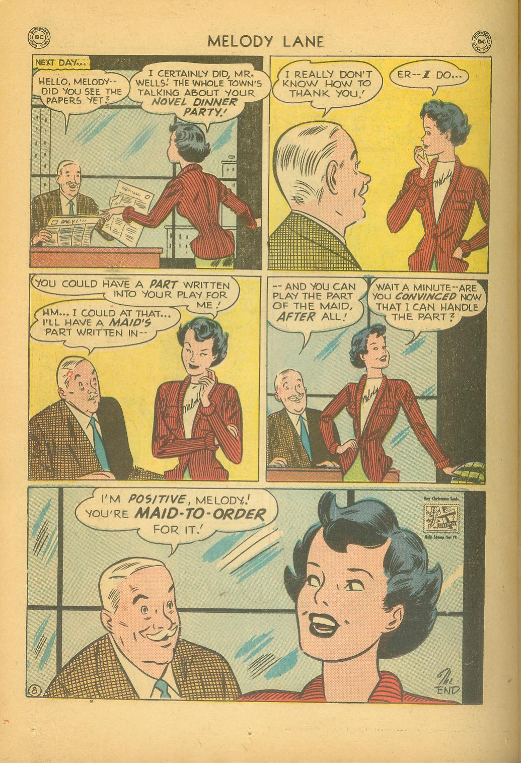 Read online Miss Melody Lane of Broadway comic -  Issue #1 - 36