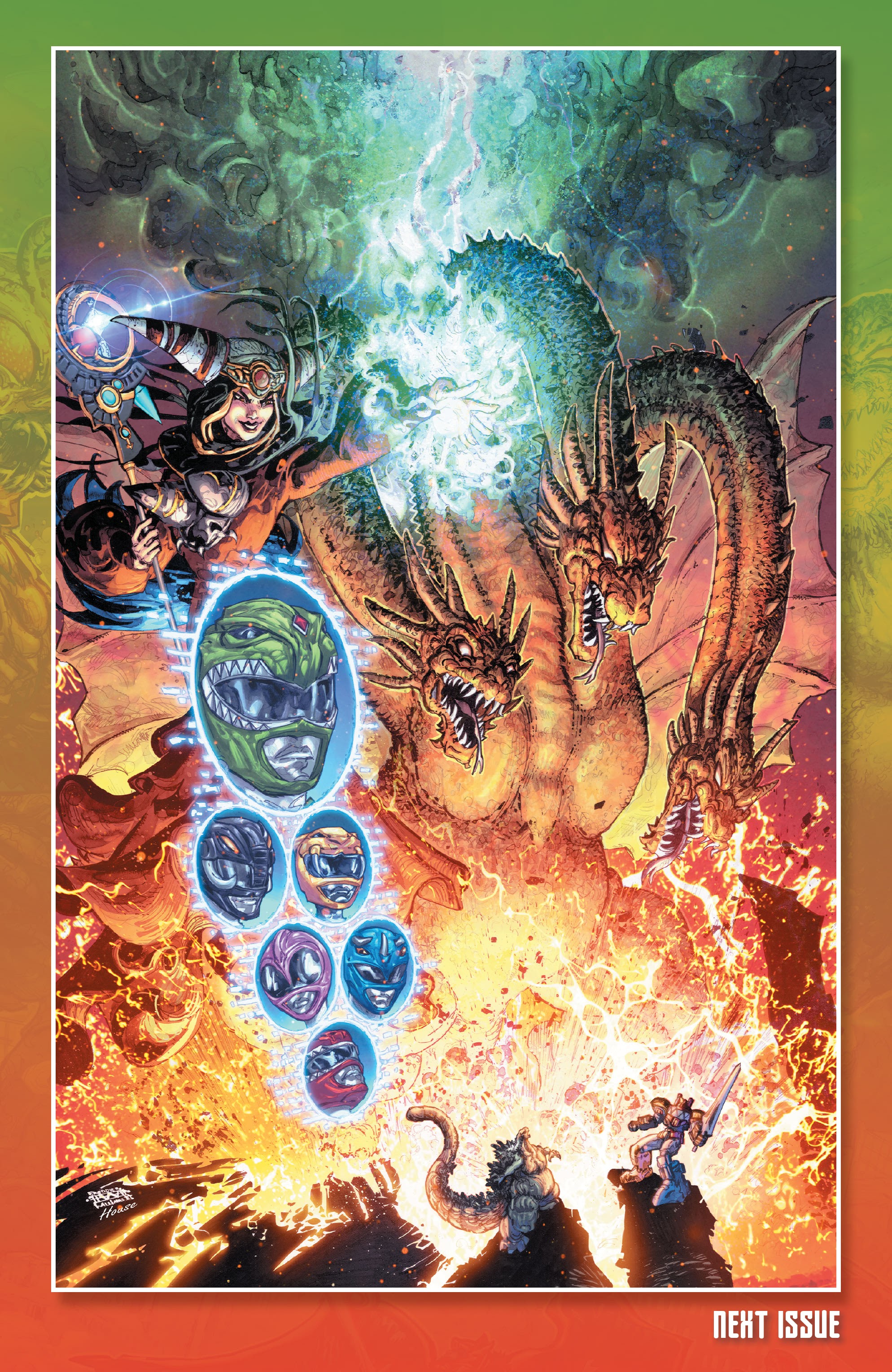 Read online Godzilla vs. The Mighty Morphin Power Rangers comic -  Issue #3 - 22