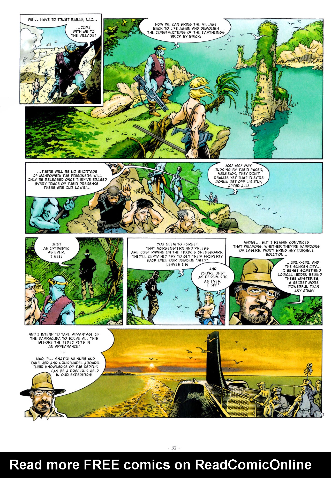 Read online Aquablue comic -  Issue #3 - 33