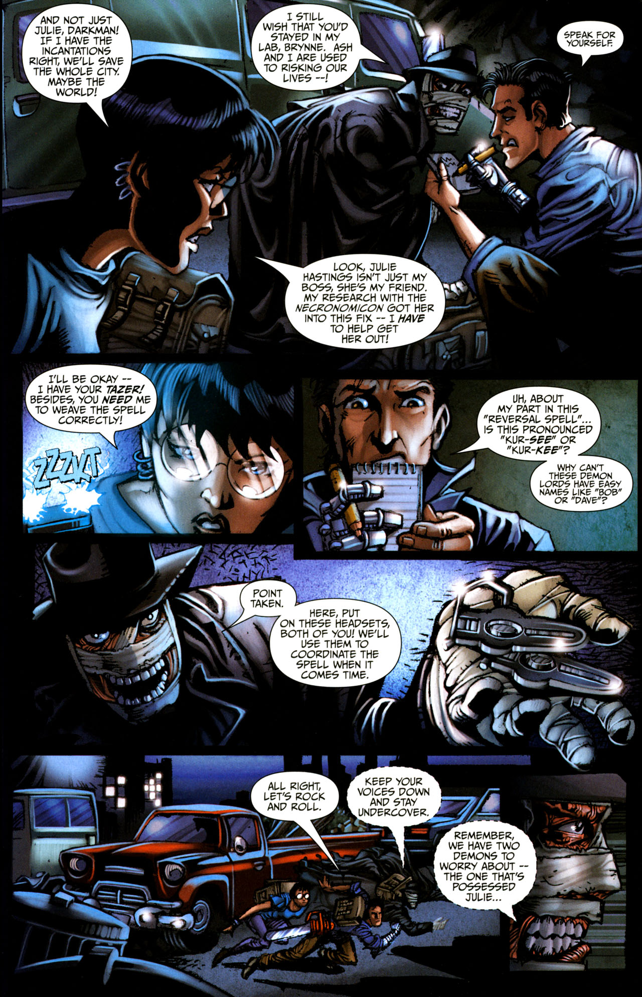 Read online Darkman vs. the Army of Darkness comic -  Issue #4 - 4