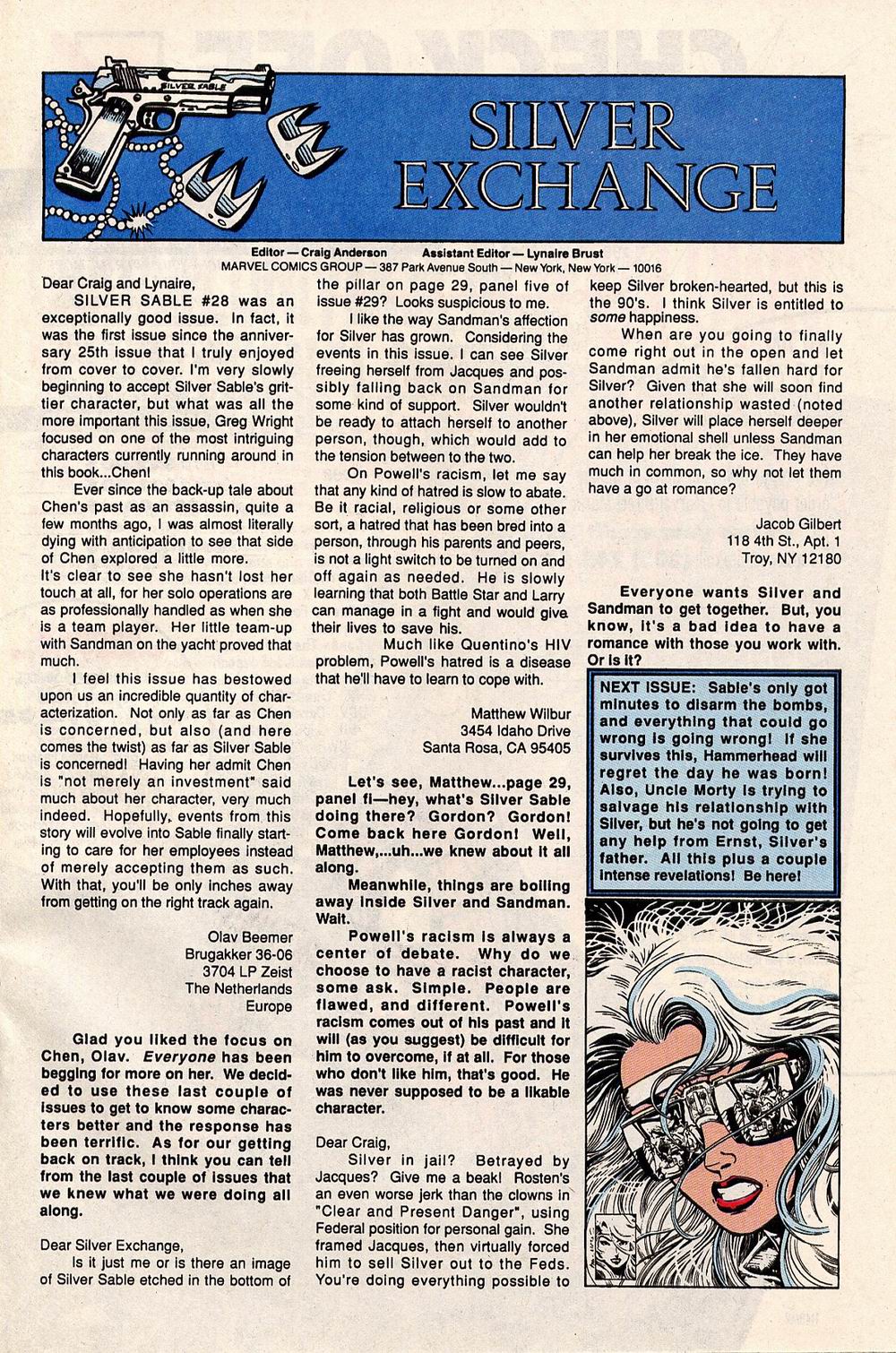Read online Silver Sable and the Wild Pack comic -  Issue #32 - 24