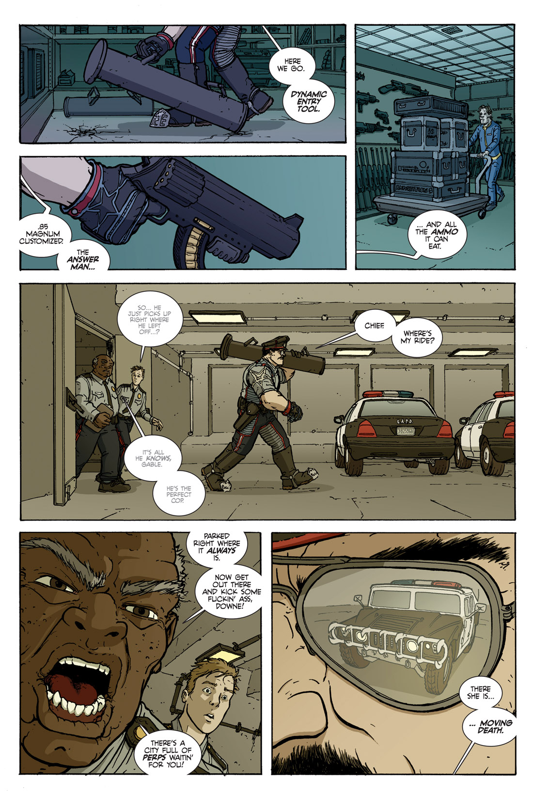 Read online Officer Downe: Bigger, Better, Bastard Edition comic -  Issue # TPB - 22