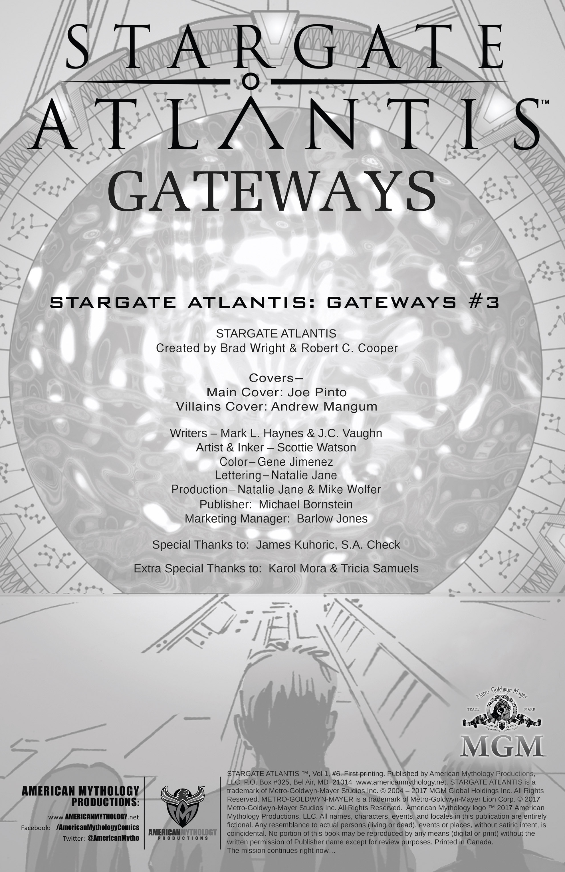 Read online Stargate Atlantis: Gateways comic -  Issue #3 - 2