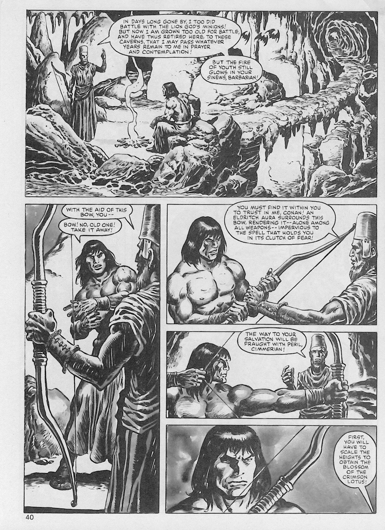 Read online The Savage Sword Of Conan comic -  Issue #102 - 40