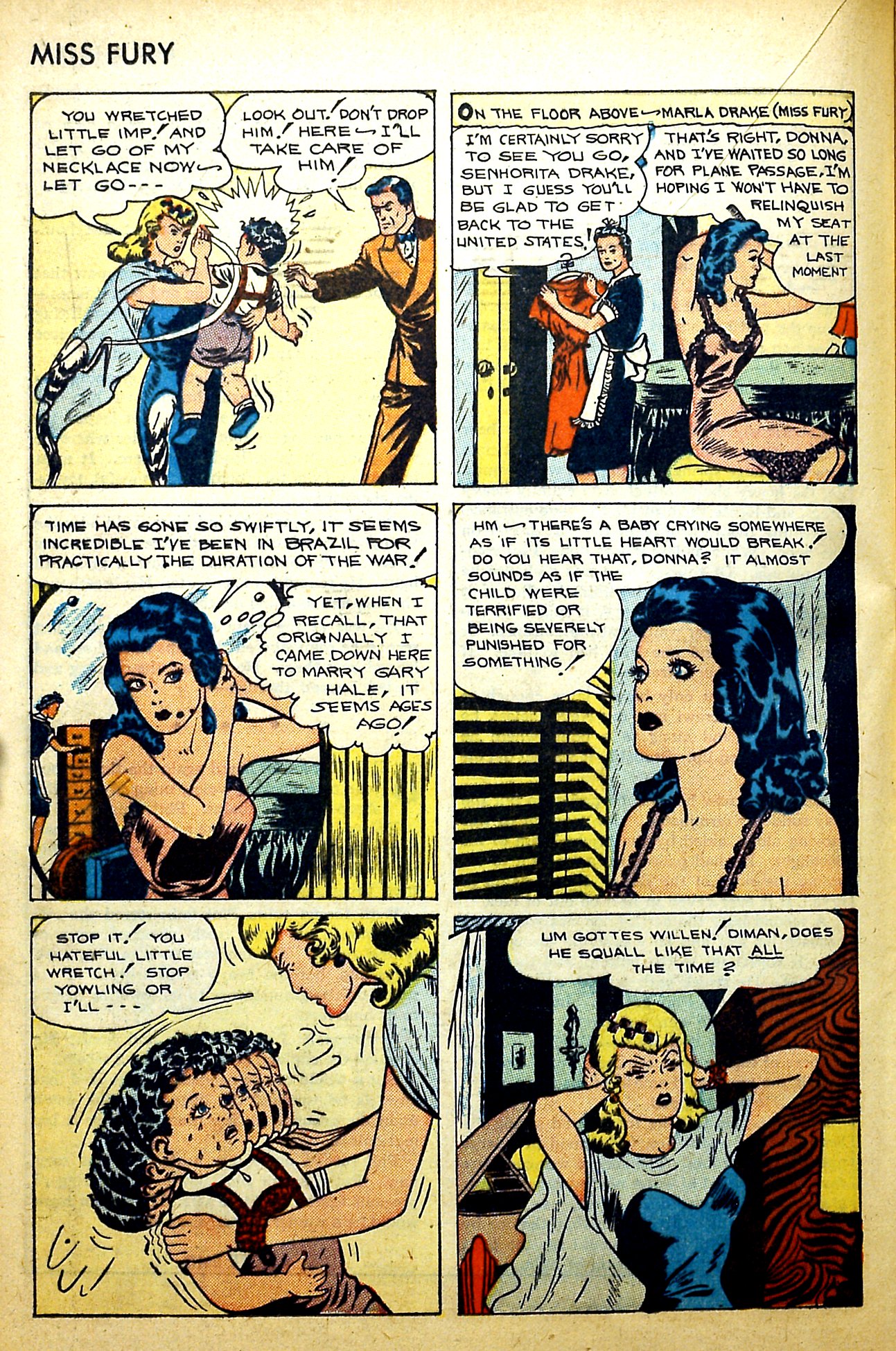 Read online Miss Fury (1942) comic -  Issue #8 - 21