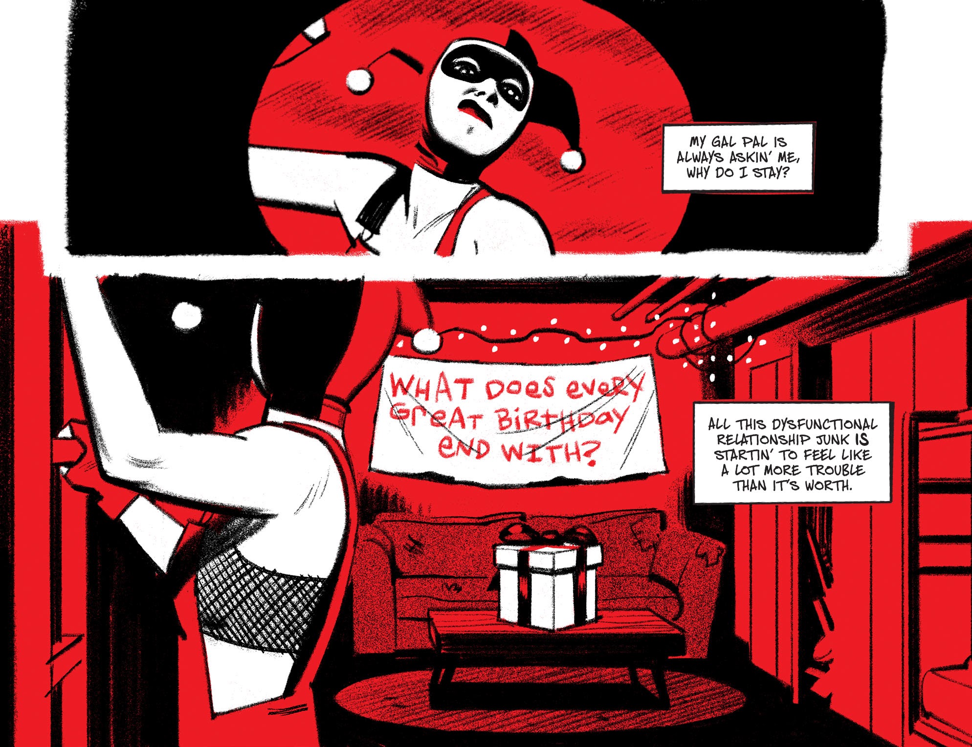 Read online Harley Quinn Black   White   Red comic -  Issue #14 - 17