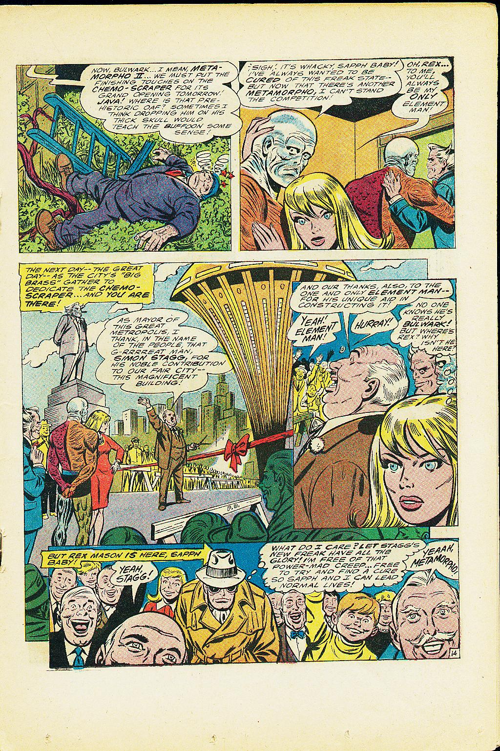 Read online Metamorpho comic -  Issue #5 - 19