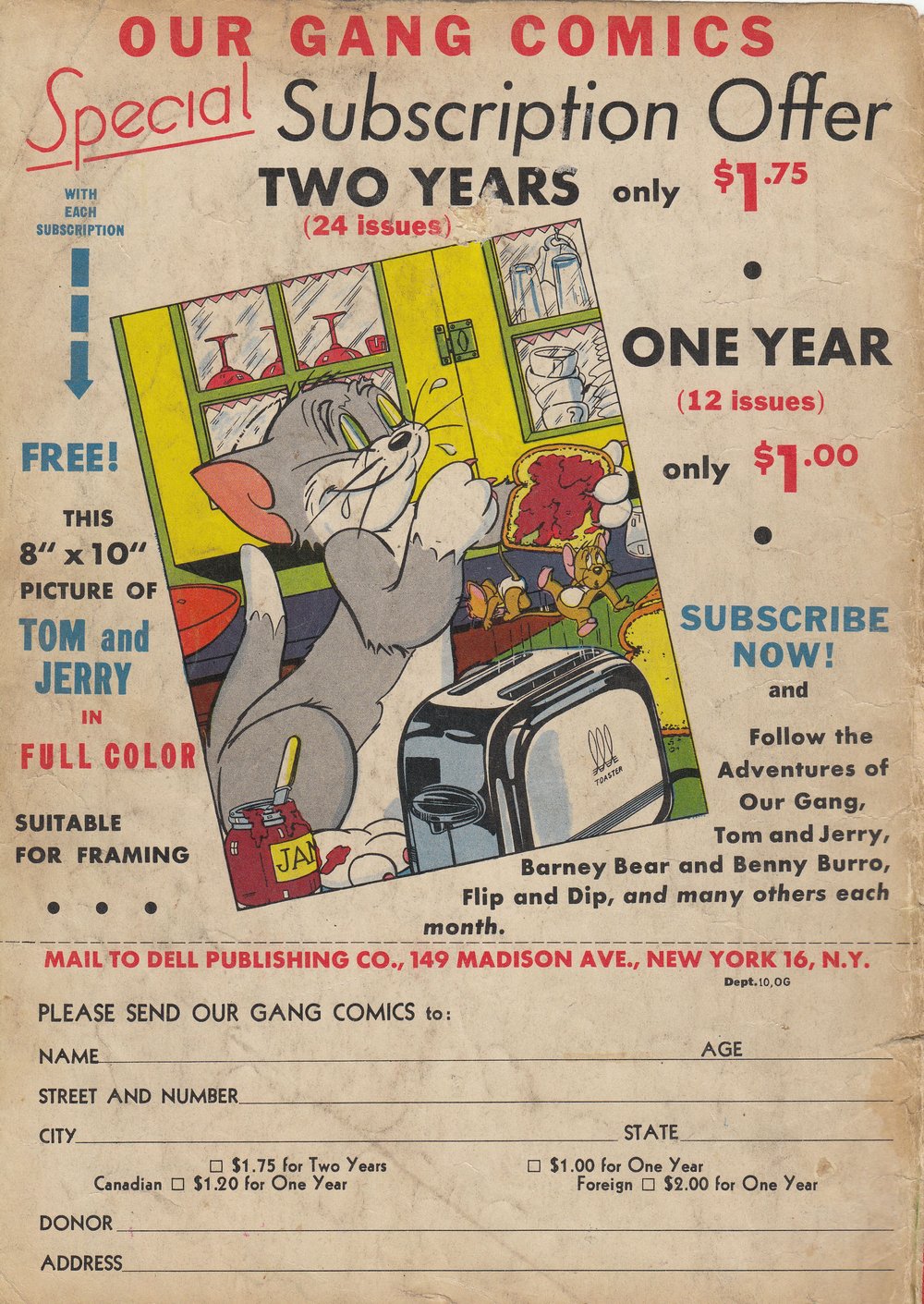 Read online Our Gang with Tom & Jerry comic -  Issue #39 - 52