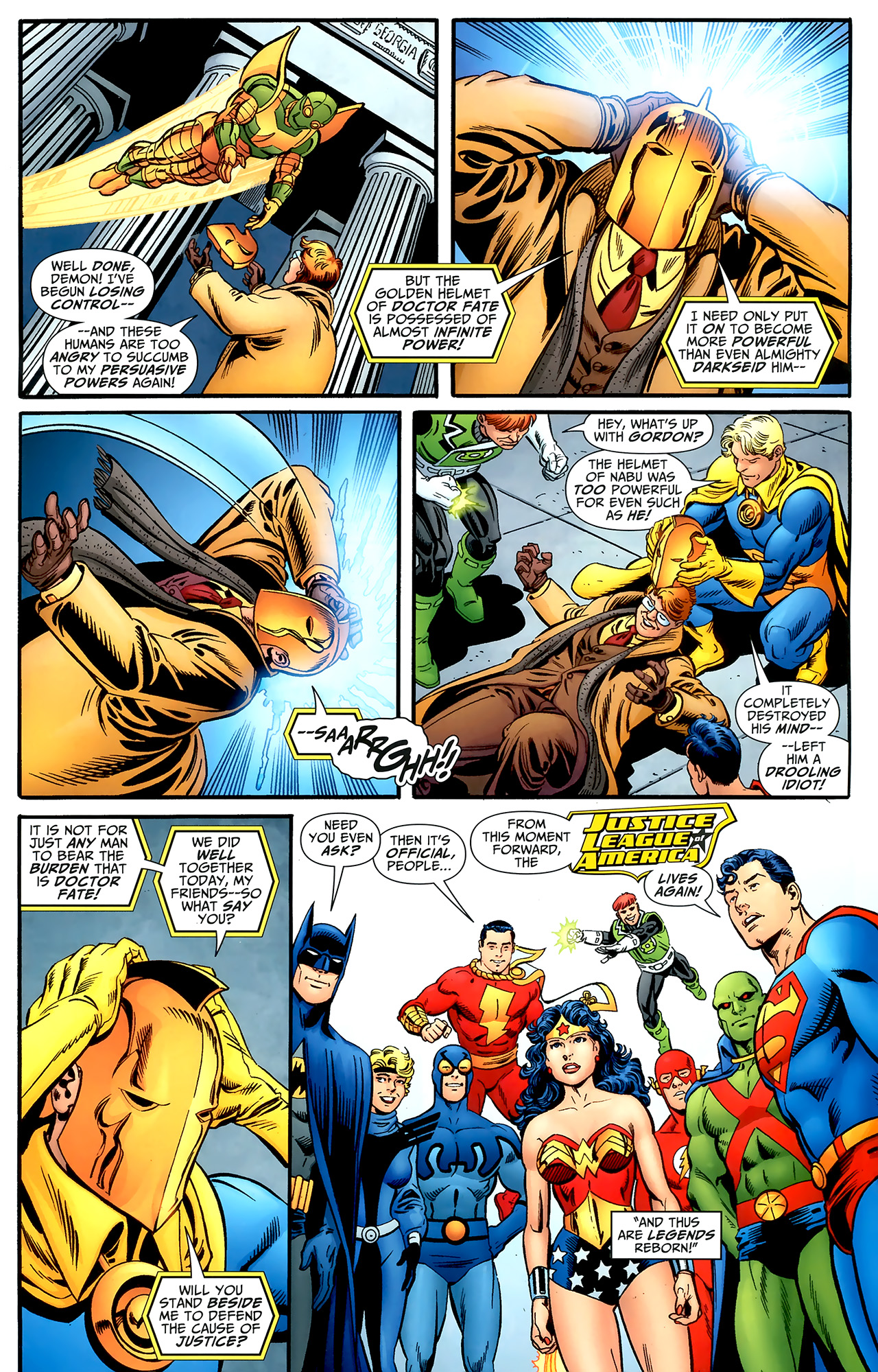 Read online DC Universe: Legacies comic -  Issue #6 - 21