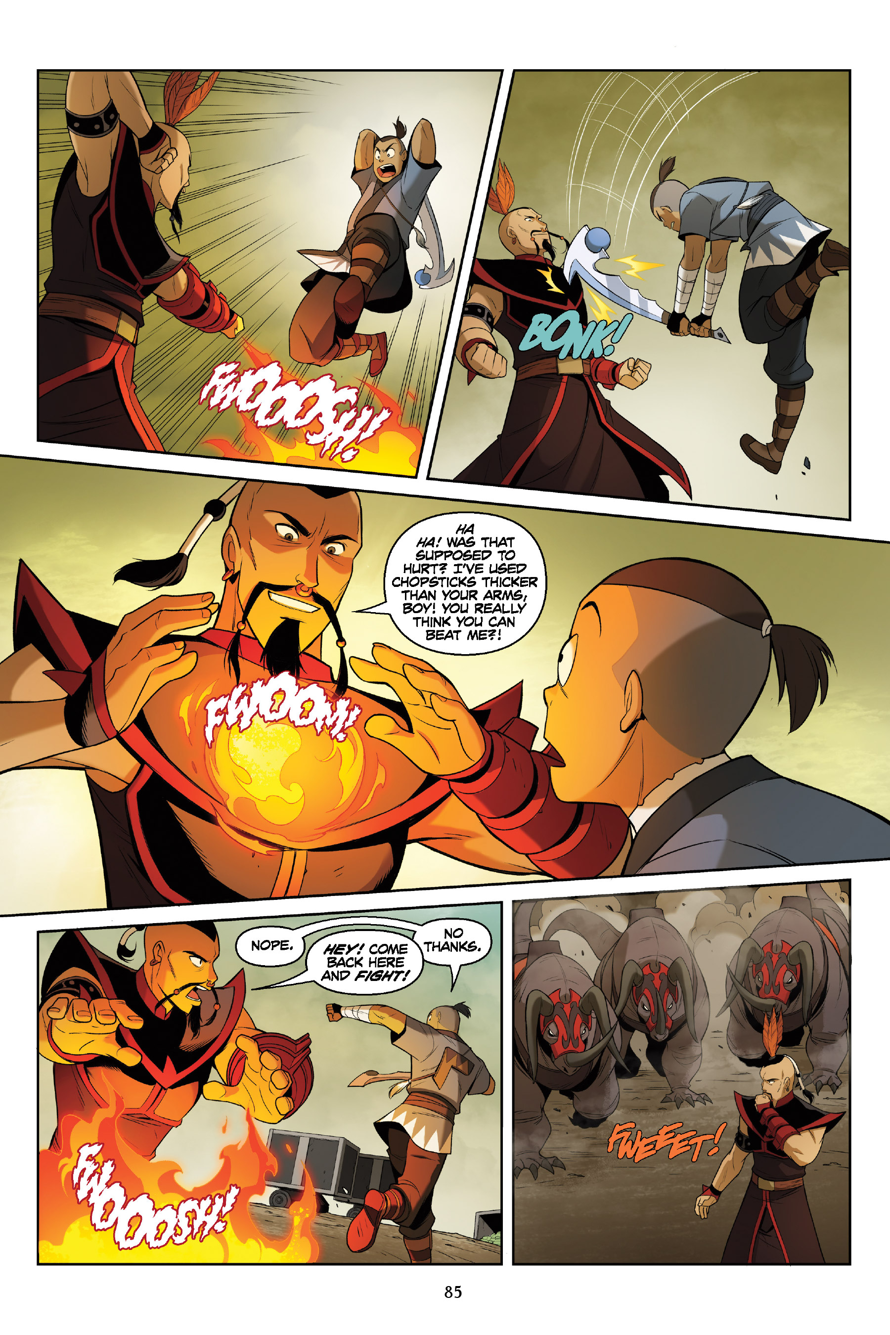 Read online Nickelodeon Avatar: The Last Airbender - The Rift comic -  Issue # _Omnibus (Part 1) - 85