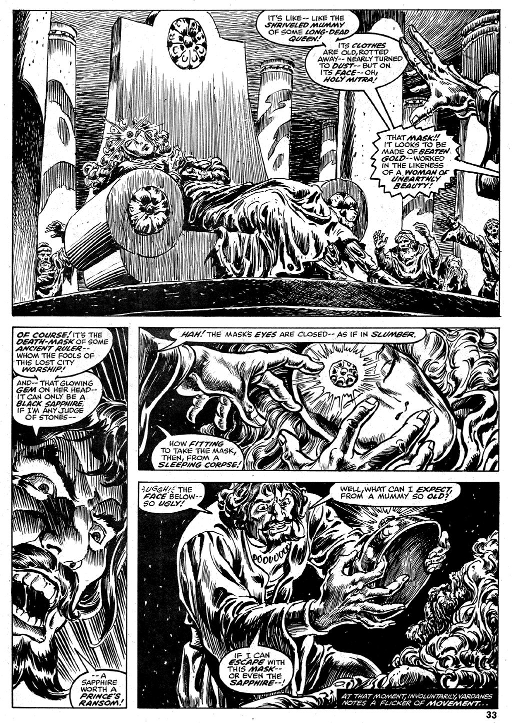 Read online The Savage Sword Of Conan comic -  Issue #35 - 33
