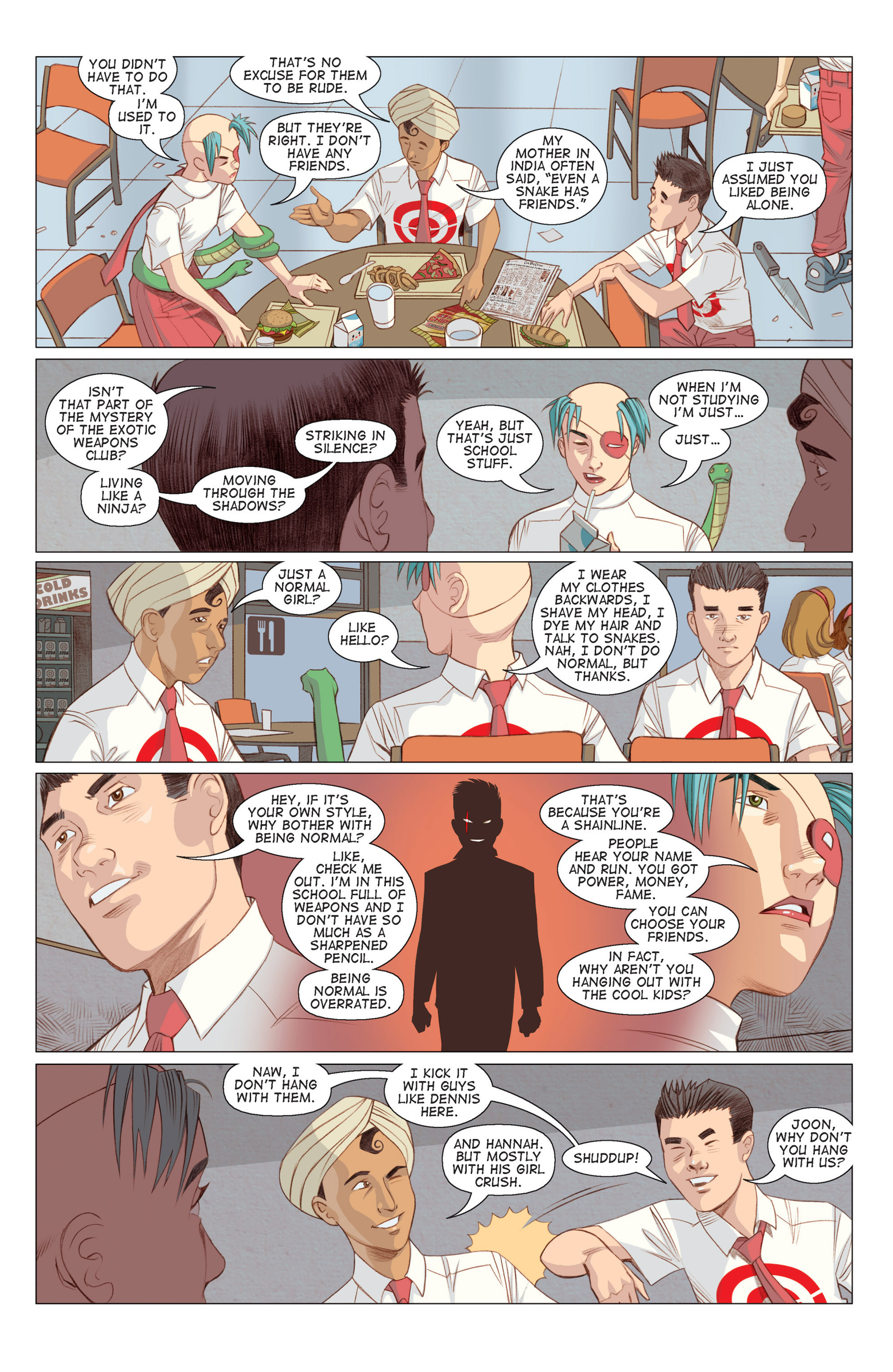 Read online Five Weapons comic -  Issue #3 - 16