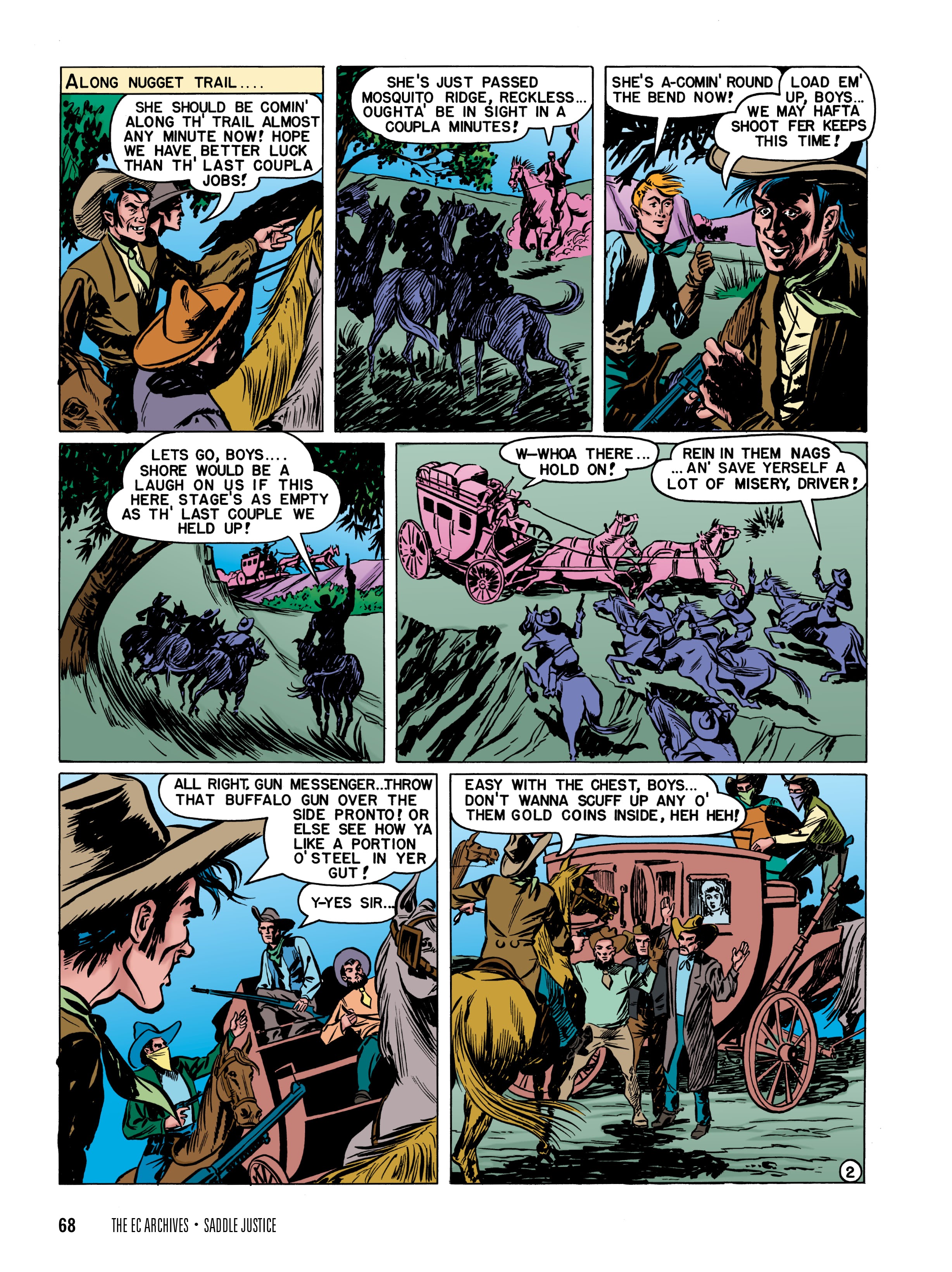 Read online The EC Archives: Saddle Justice comic -  Issue # TPB (Part 1) - 70