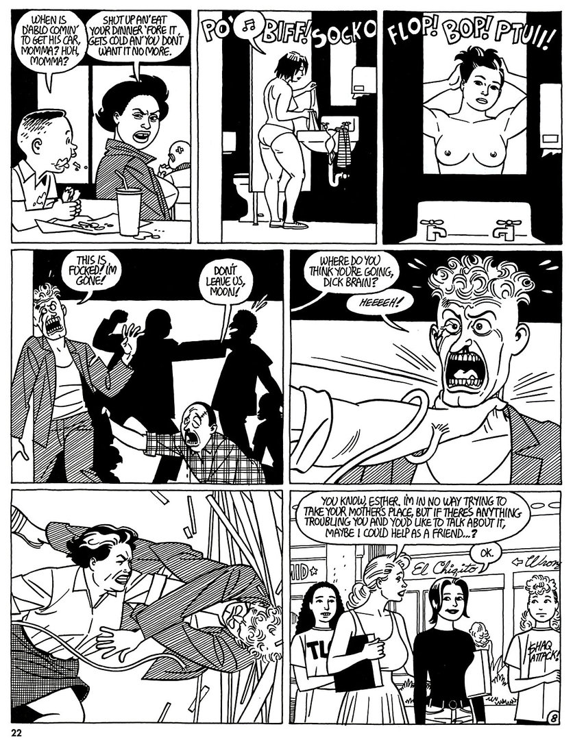 Read online Love and Rockets (1982) comic -  Issue #49 - 24