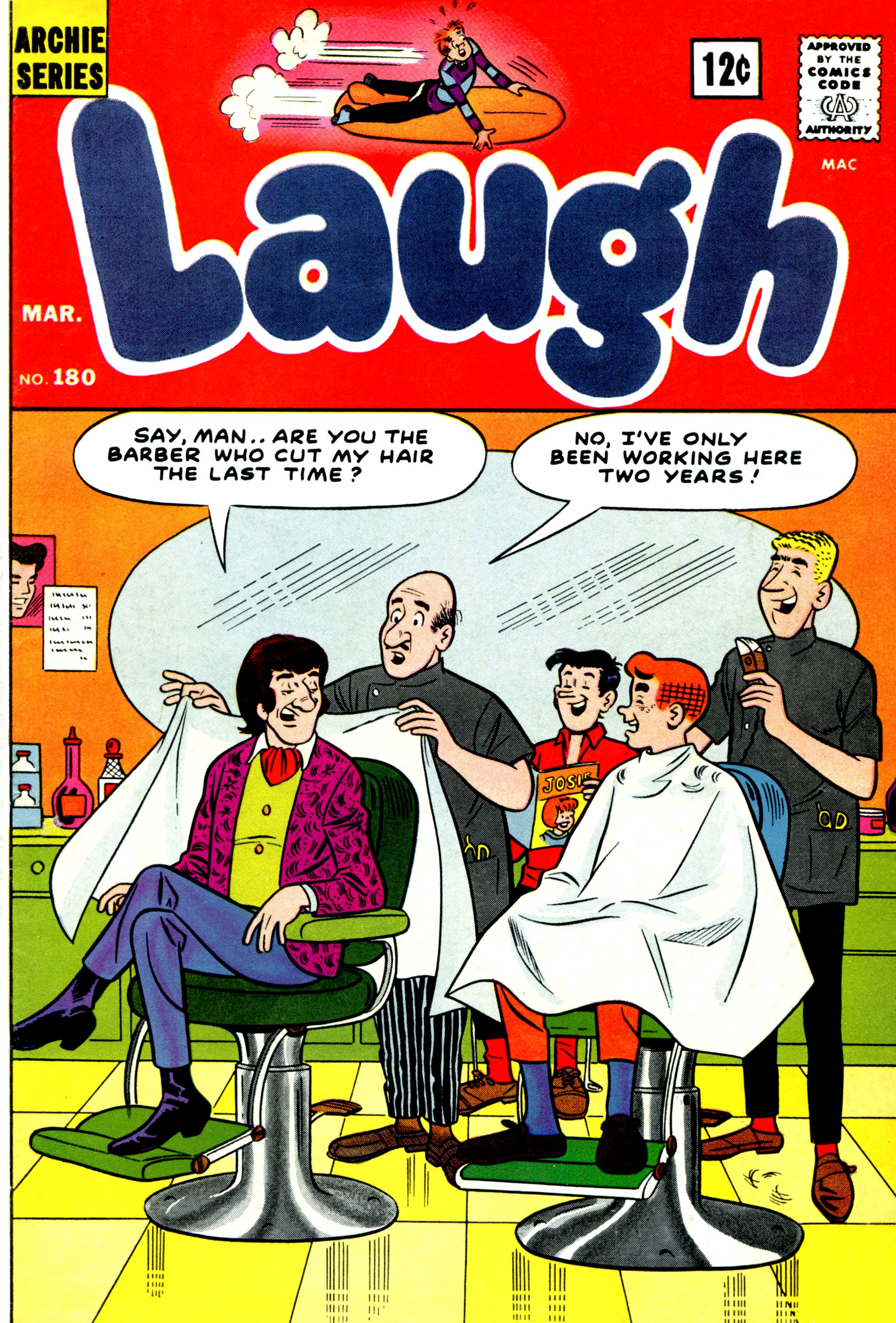 Read online Laugh (Comics) comic -  Issue #180 - 1