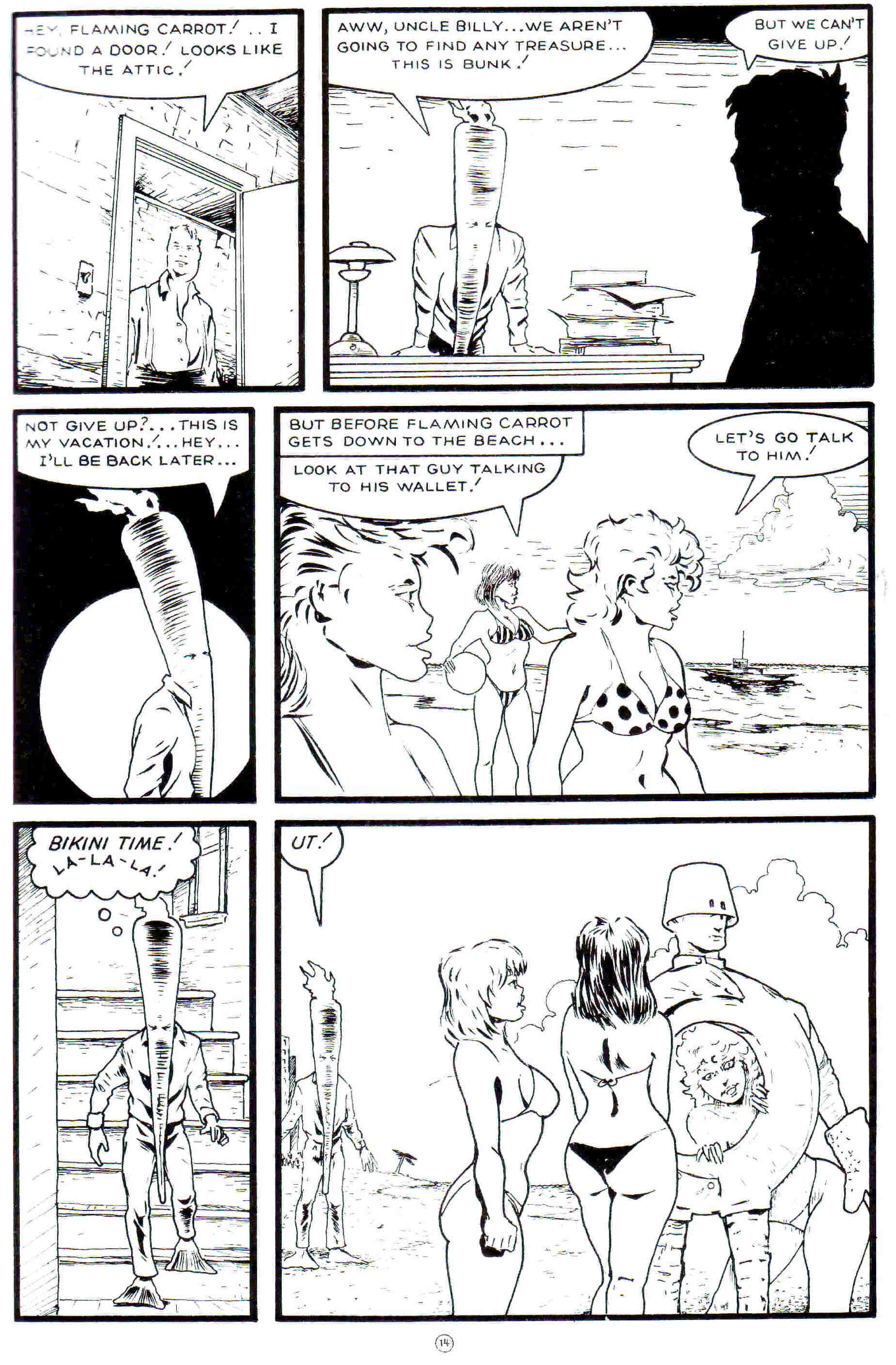 Read online Flaming Carrot Comics (1984) comic -  Issue #13 - 17