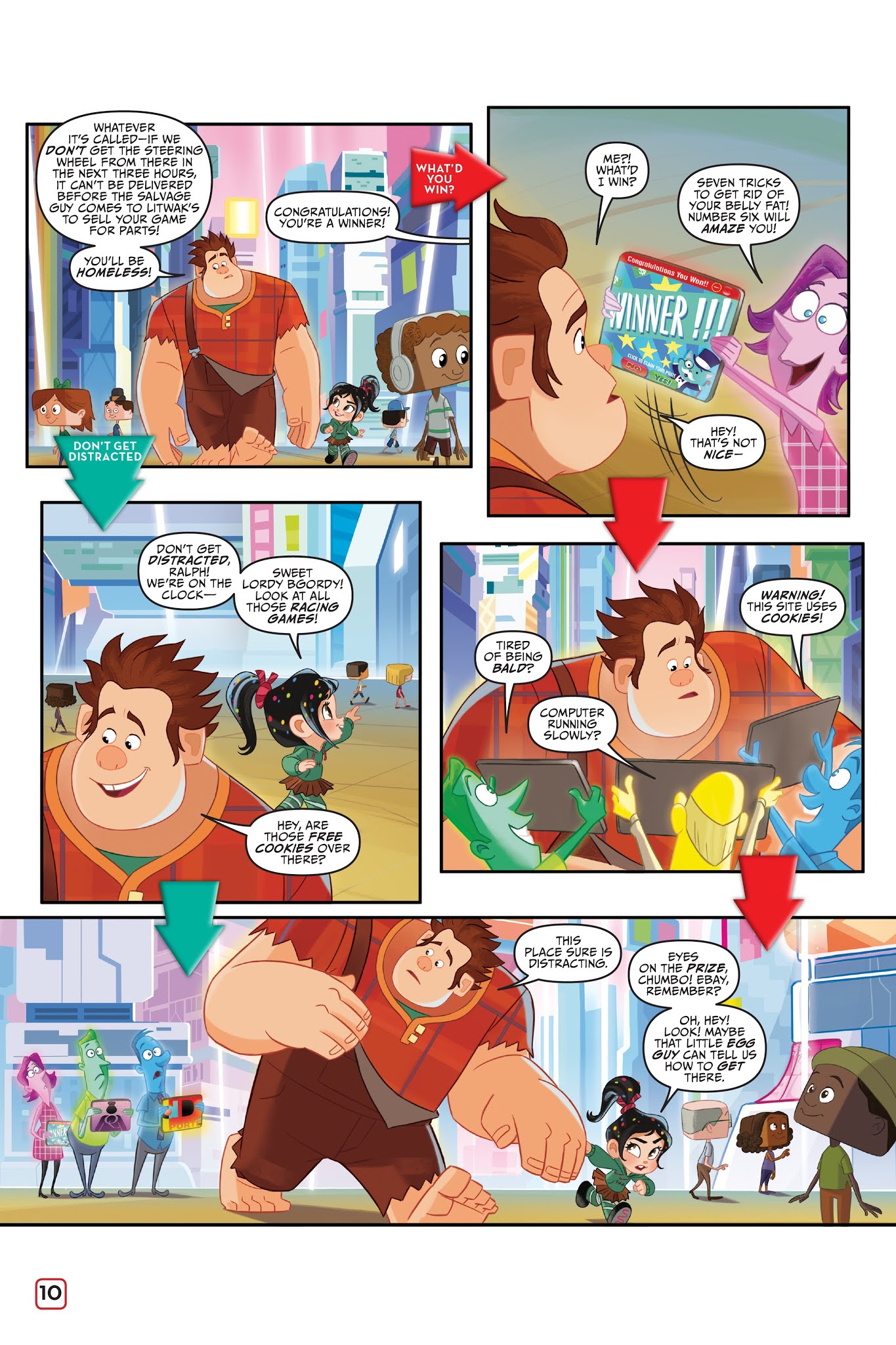 Read online Disney Ralph Breaks the Internet: Click Start- Select-Your-Story Adventure comic -  Issue # Full - 9
