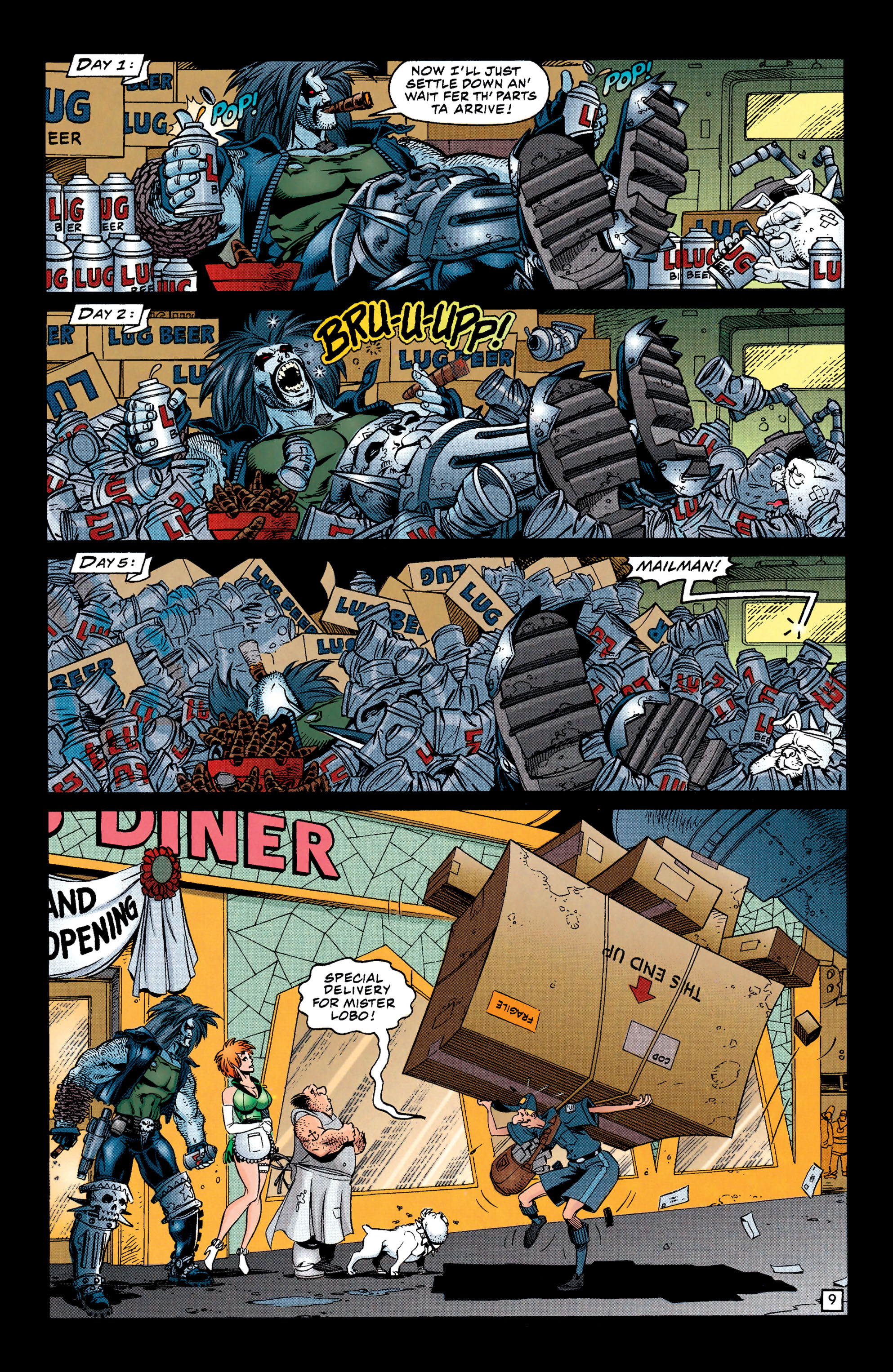 Read online Lobo (1993) comic -  Issue #12 - 10