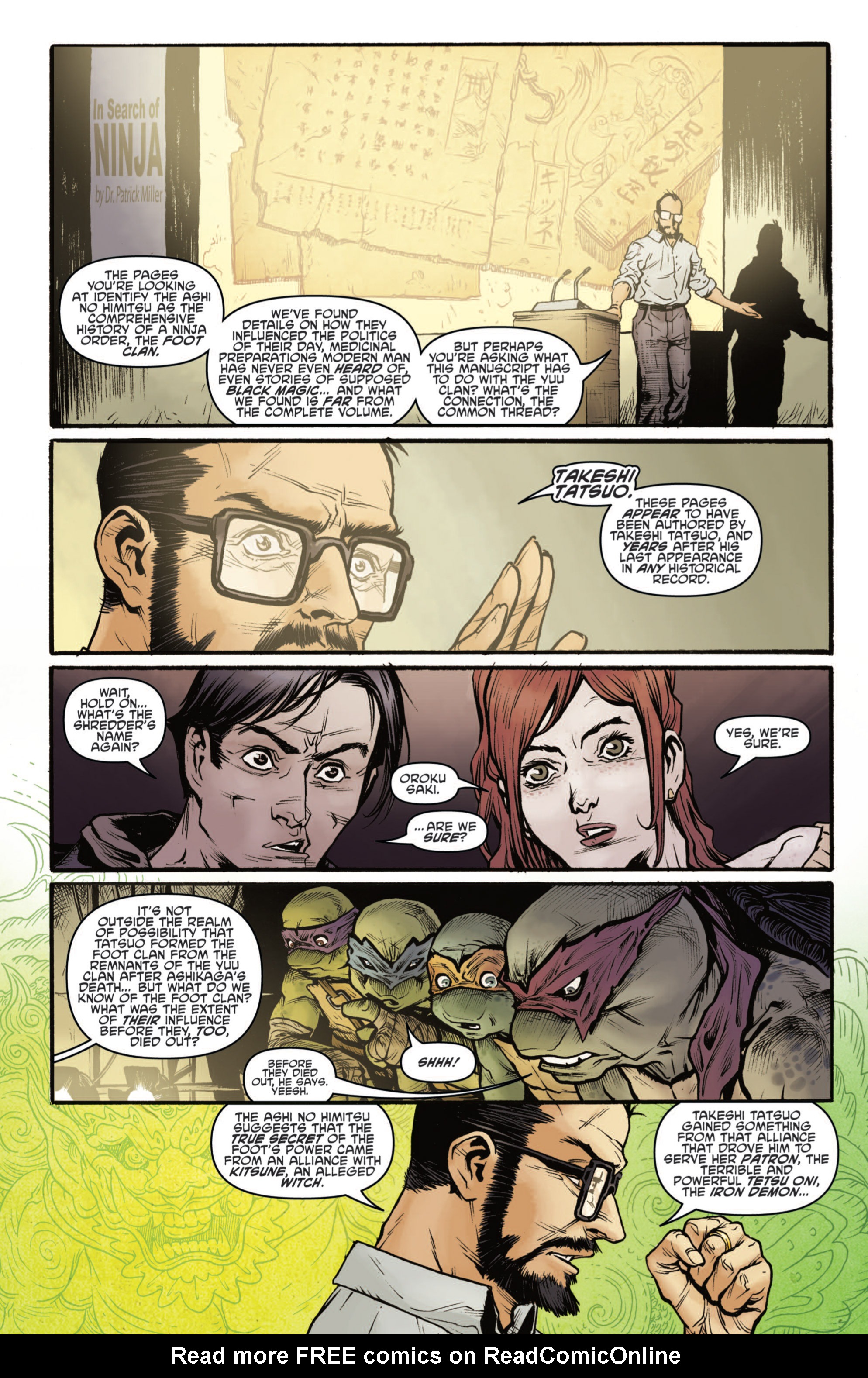 Read online Teenage Mutant Ninja Turtles: The Secret History of the Foot Clan comic -  Issue #1 - 9