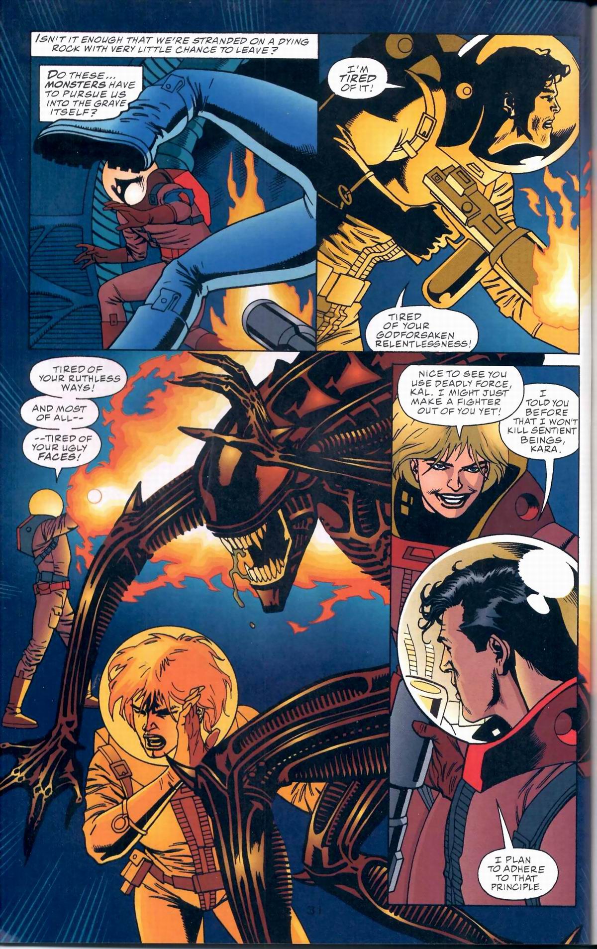 Read online Superman vs. Aliens comic -  Issue #3 - 34