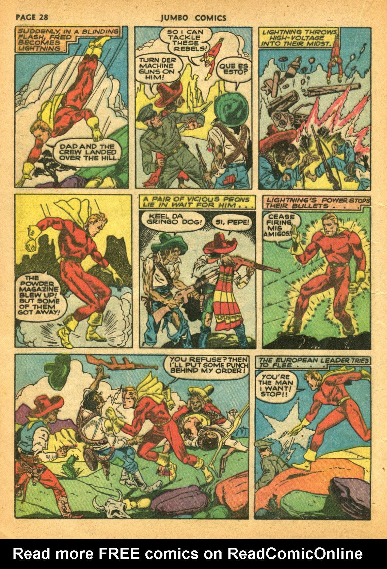 Read online Jumbo Comics comic -  Issue #30 - 30