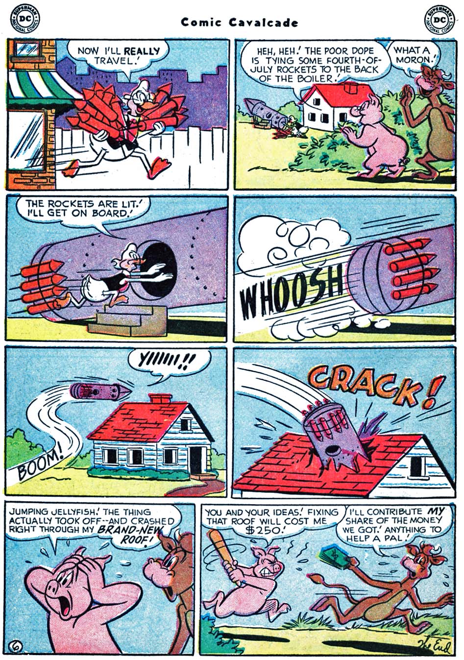 Read online Comic Cavalcade comic -  Issue #62 - 64