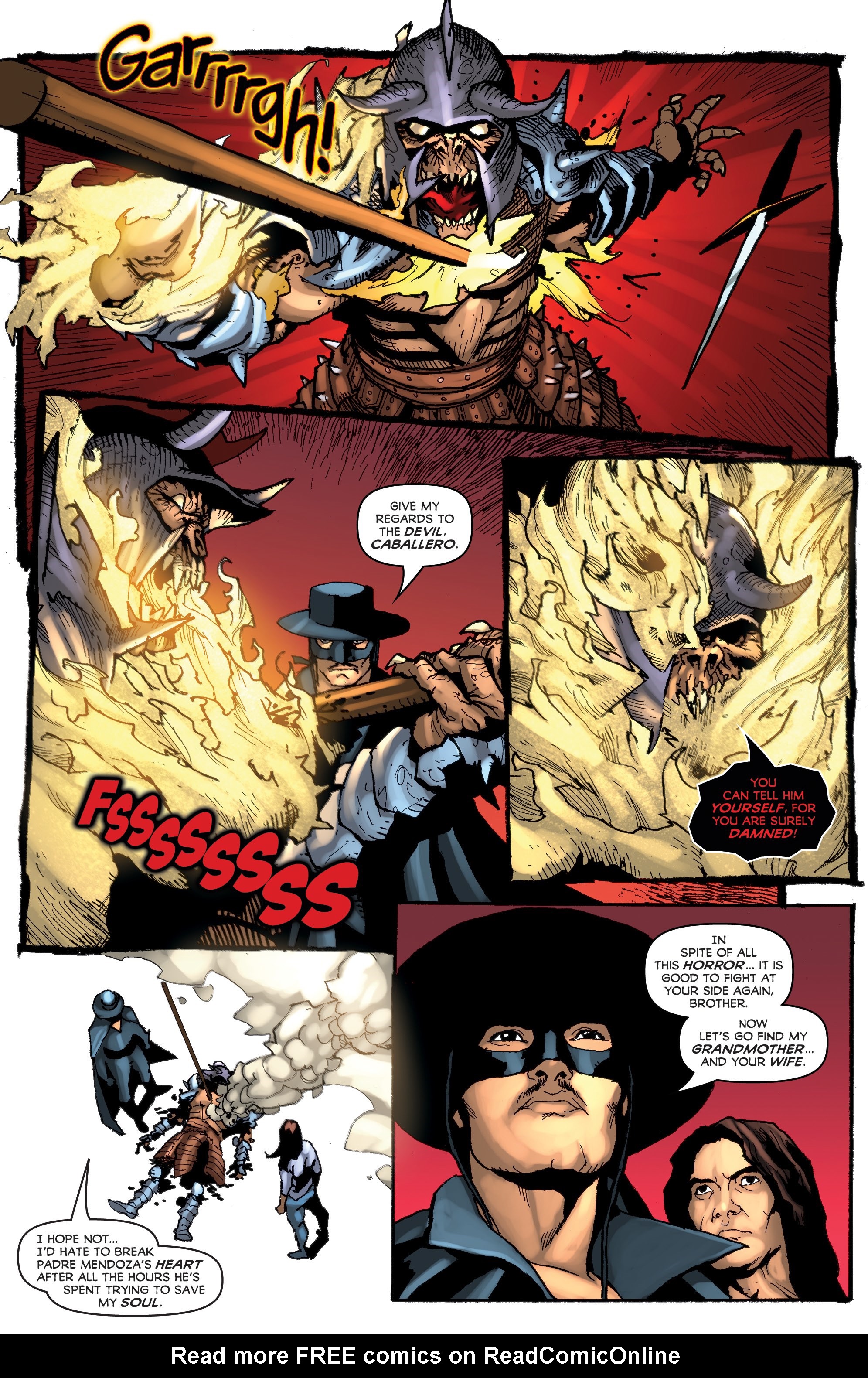 Read online Zorro: Swords of Hell comic -  Issue #3 - 16