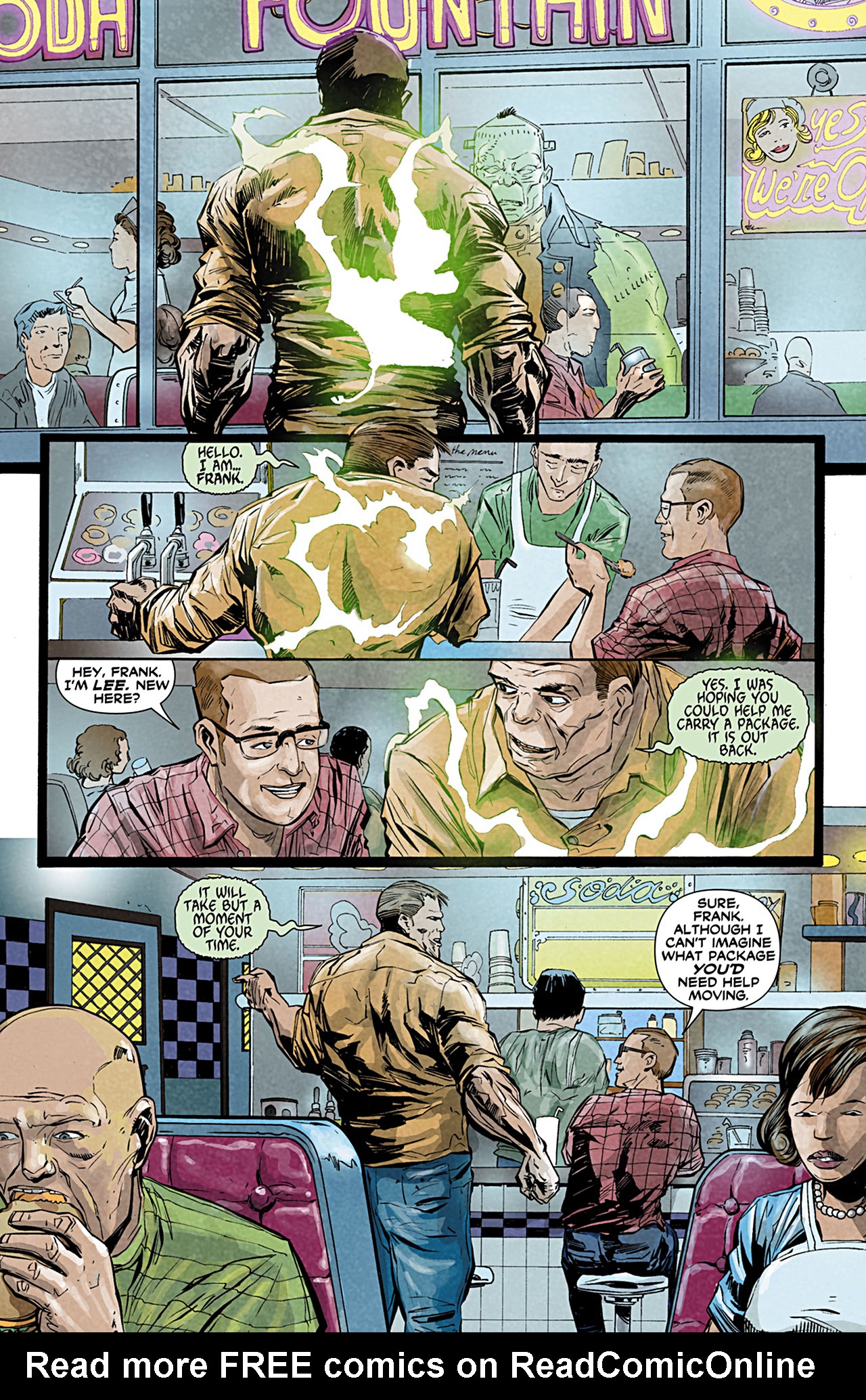 Read online Frankenstein, Agent of S.H.A.D.E. comic -  Issue #11 - 17
