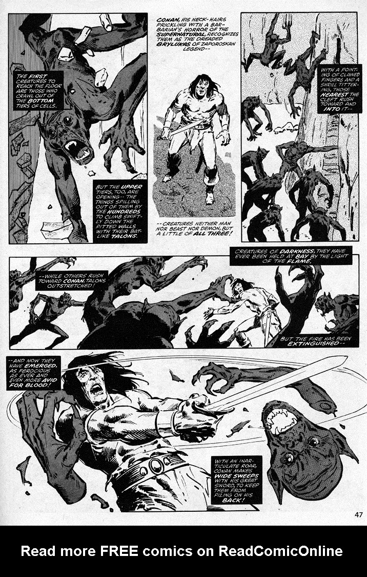 Read online The Savage Sword Of Conan comic -  Issue #38 - 47