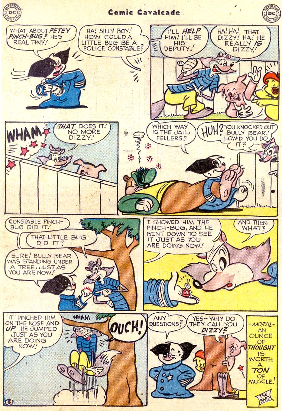 Read online Comic Cavalcade comic -  Issue #54 - 36