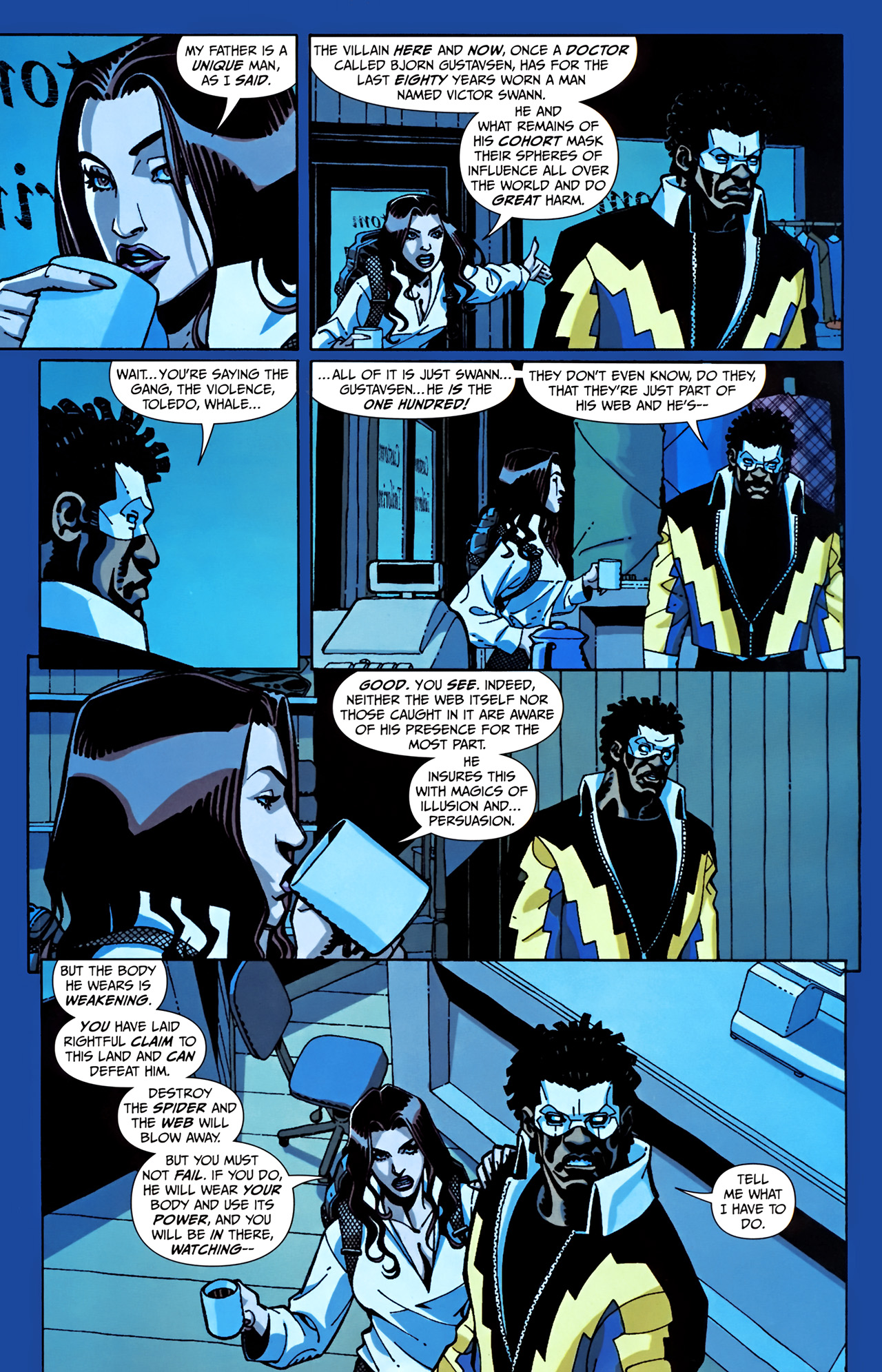 Read online Black Lightning: Year One comic -  Issue #4 - 18