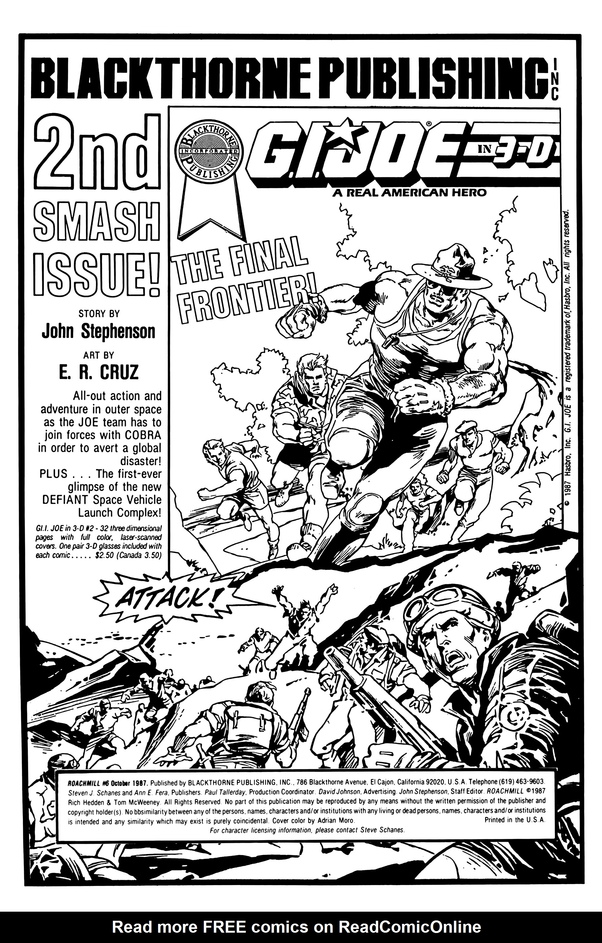 Read online Roachmill (1986) comic -  Issue #6 - 2