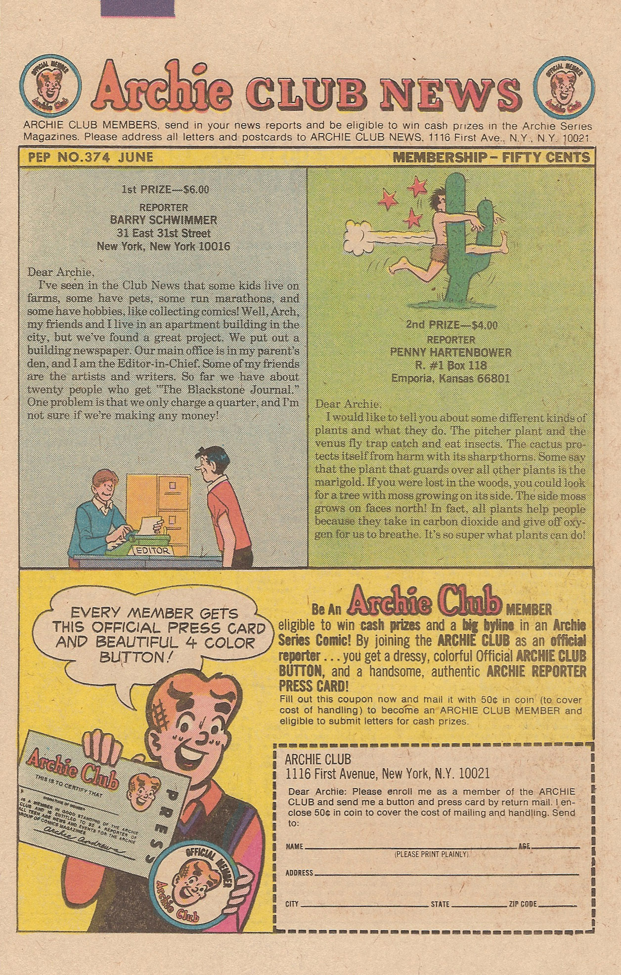 Read online Pep Comics comic -  Issue #374 - 26