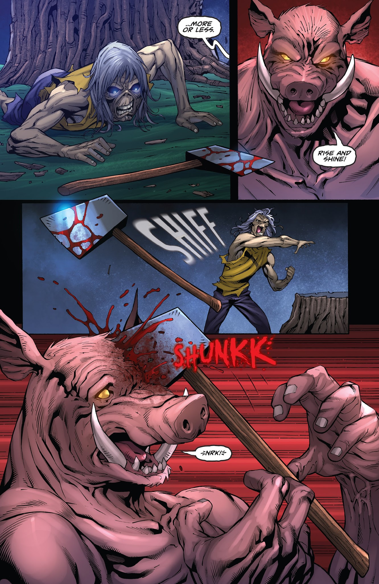 Read online Iron Maiden: Legacy of the Beast comic -  Issue #1 - 22