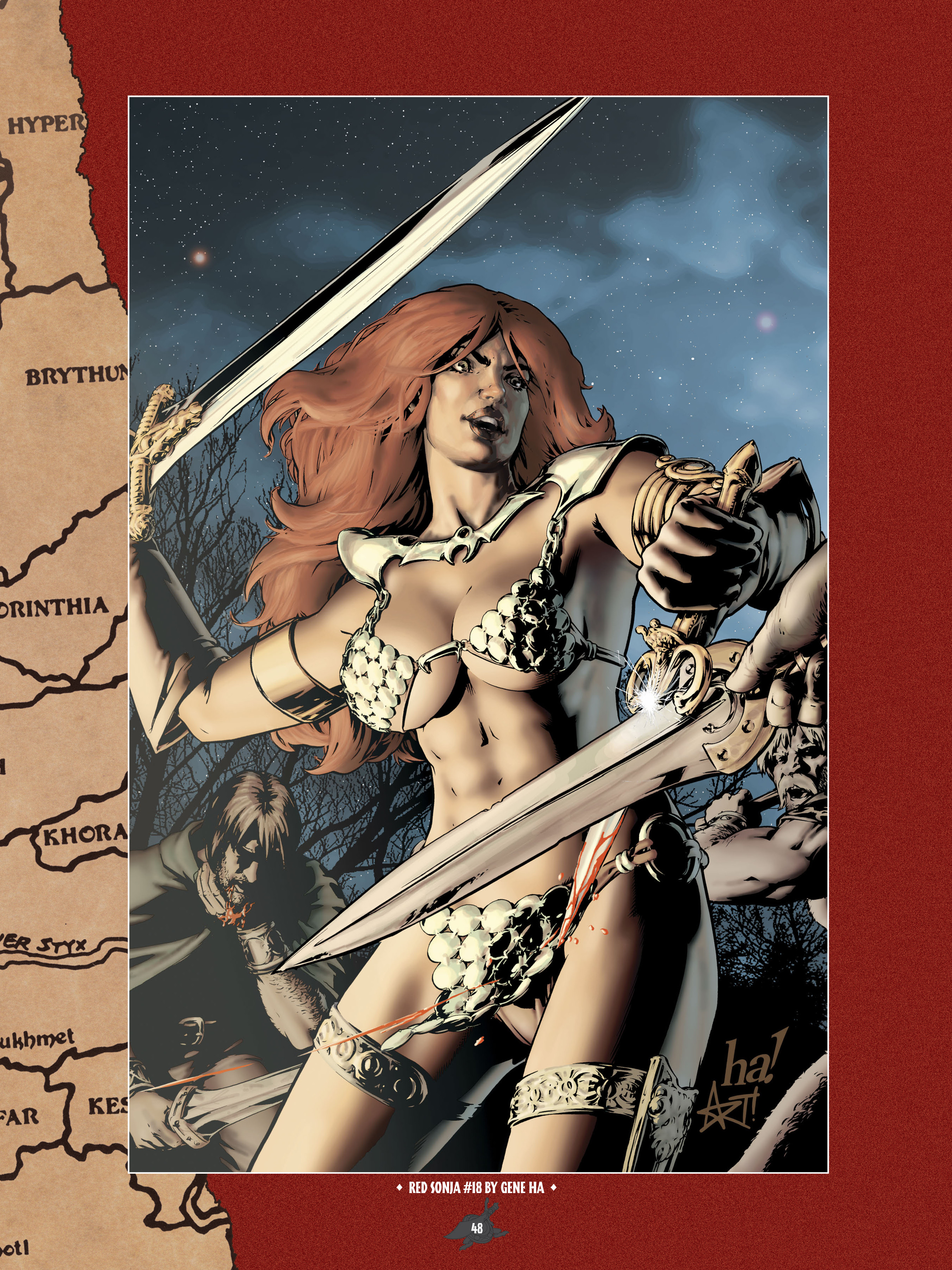 Read online The Art of Red Sonja comic -  Issue # TPB 1 (Part 1) - 47