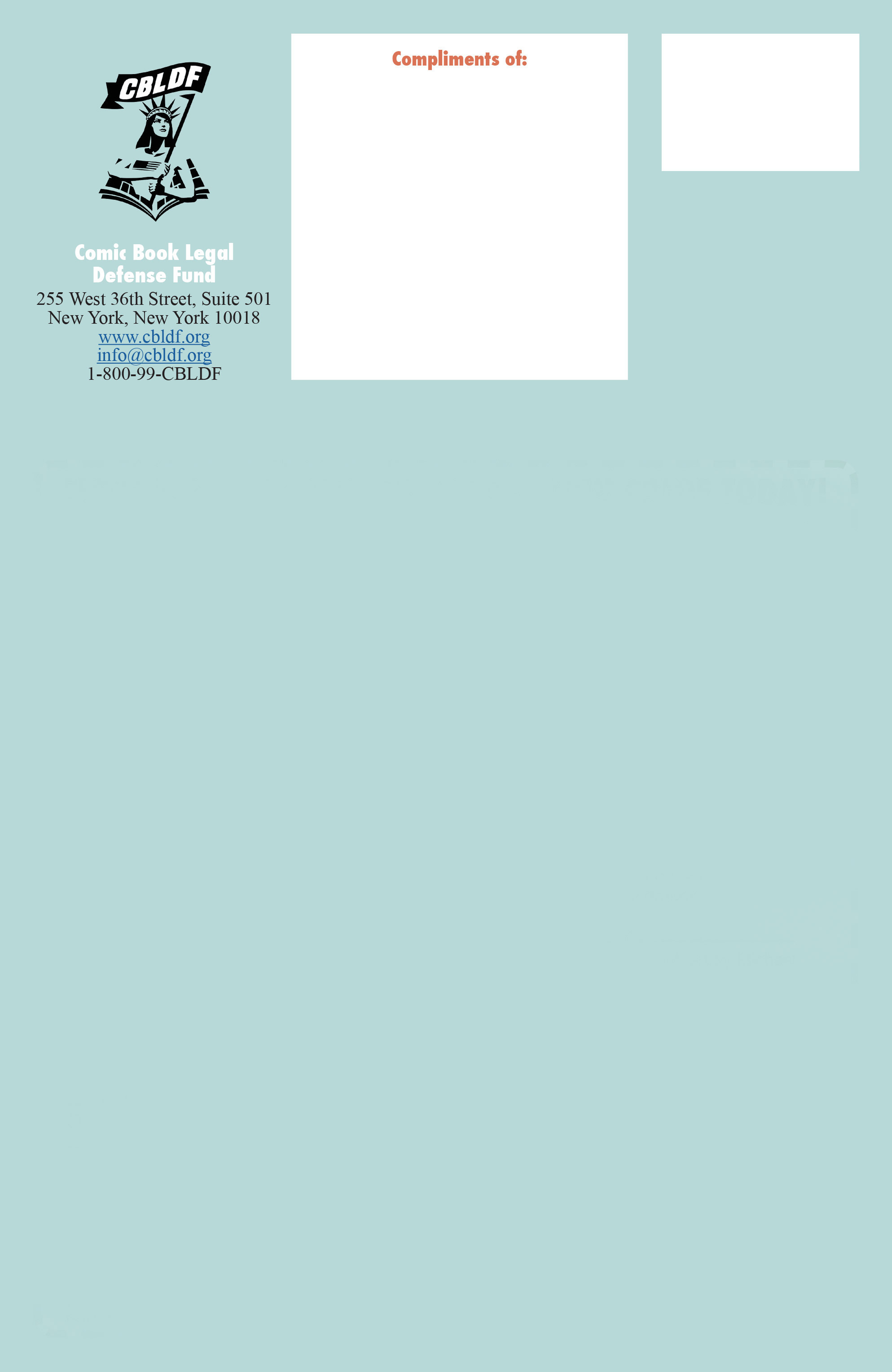 Read online CBLDF Defender comic -  Issue #3 - 16