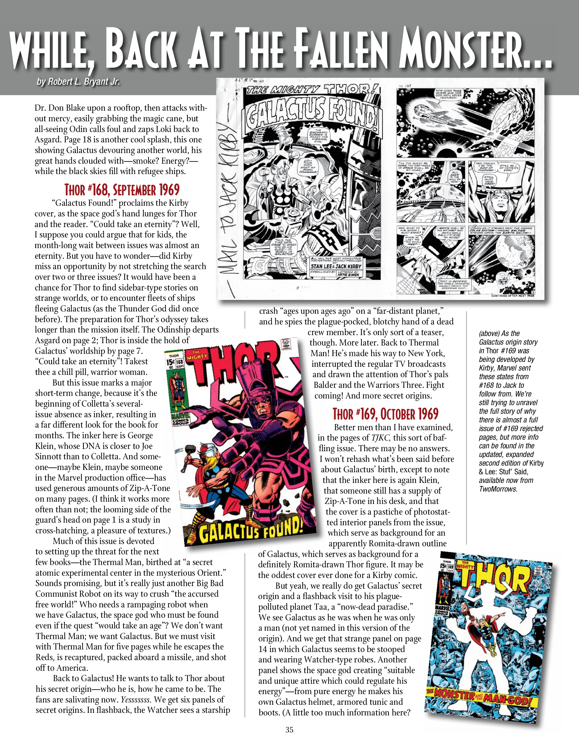 Read online The Jack Kirby Collector comic -  Issue #78 - 37