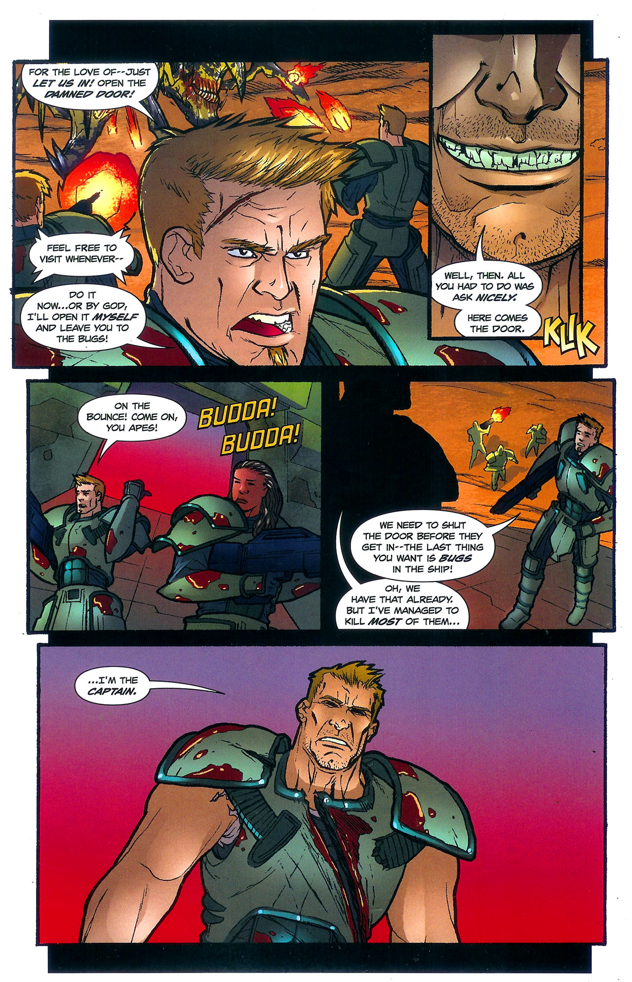 Read online Starship Troopers (2007) comic -  Issue #2 - 21